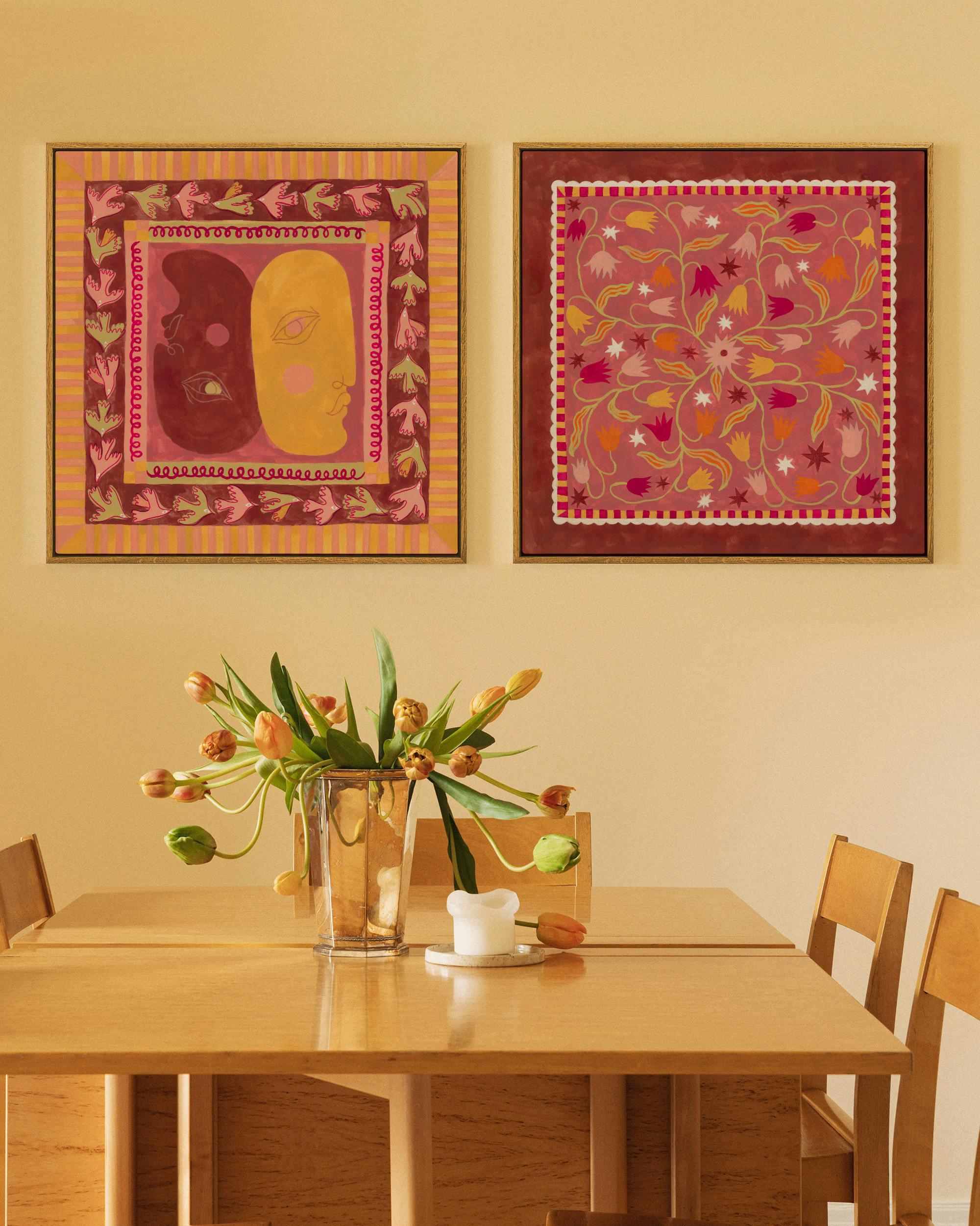 Both Sides Canvas Duo (70x70 cm)