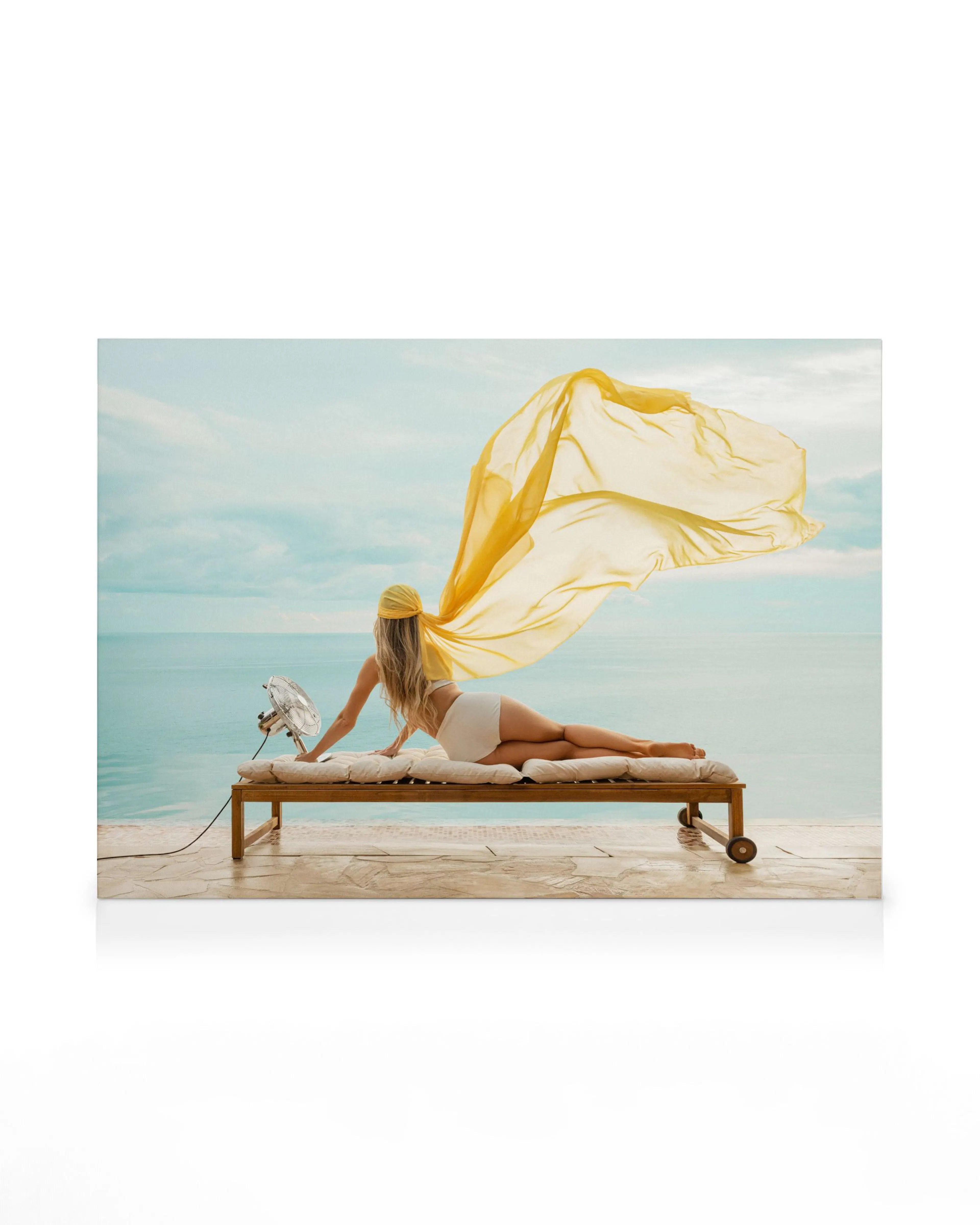 Poolside Reverie Canvas print 0