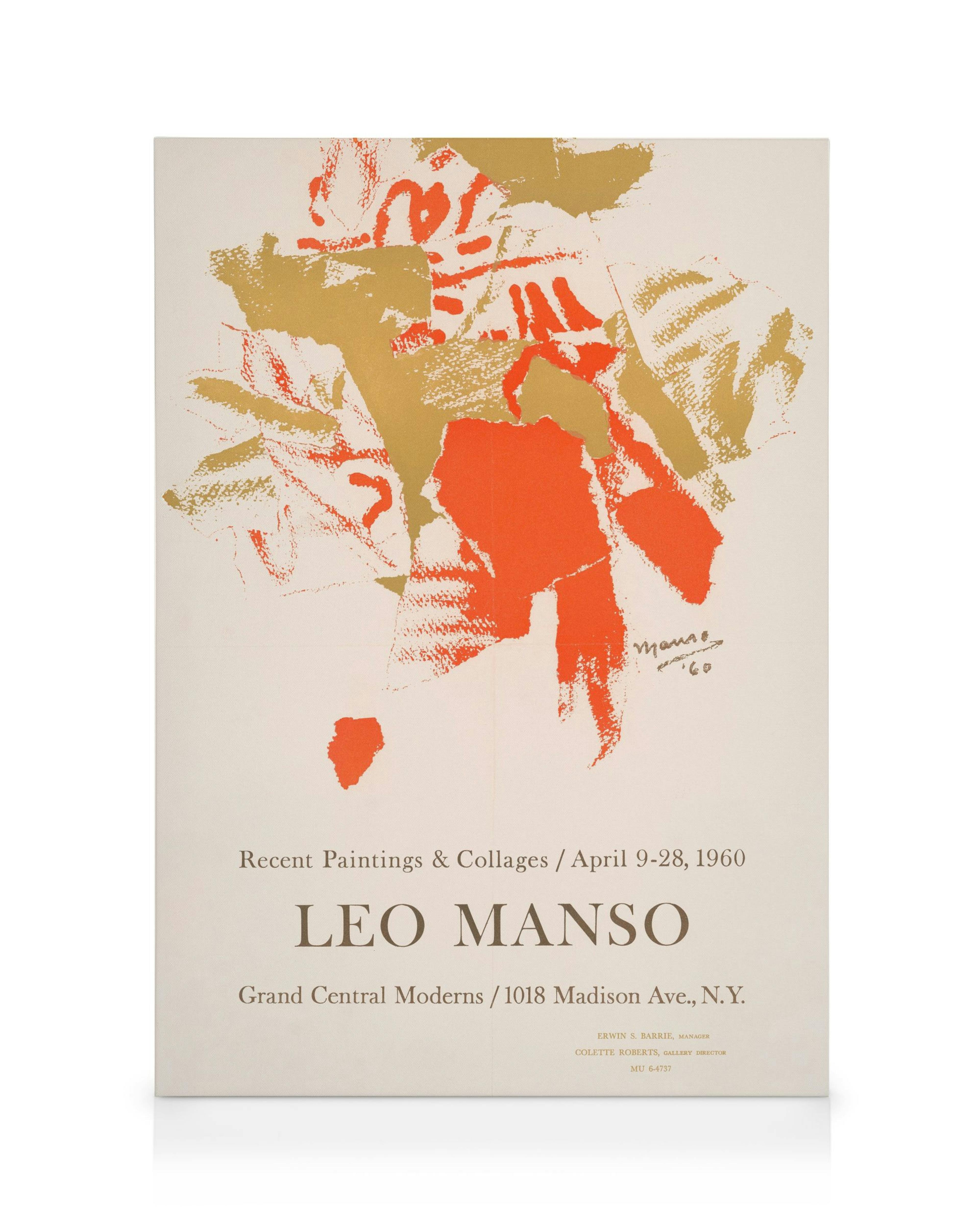 Leo Manso - Paintings and Collages Lienzo 0