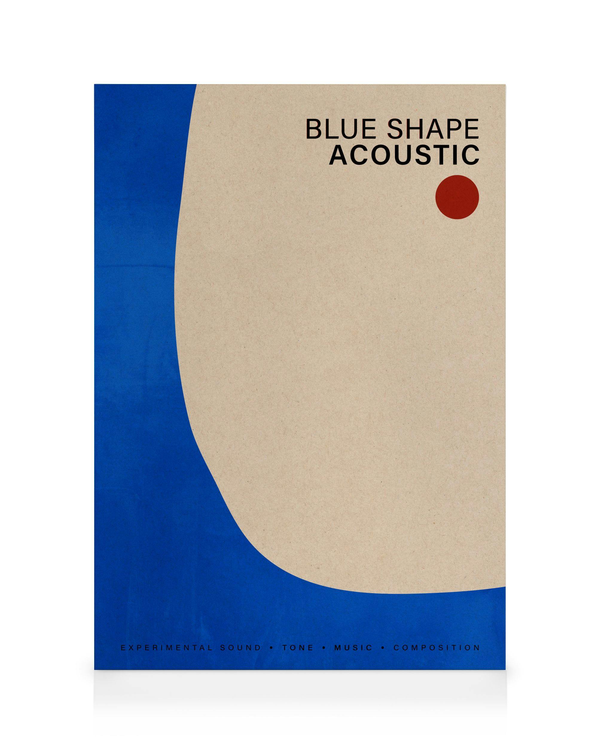 Canvas Prints Blue Shape Acoustic Canvas print (100x150 cm)