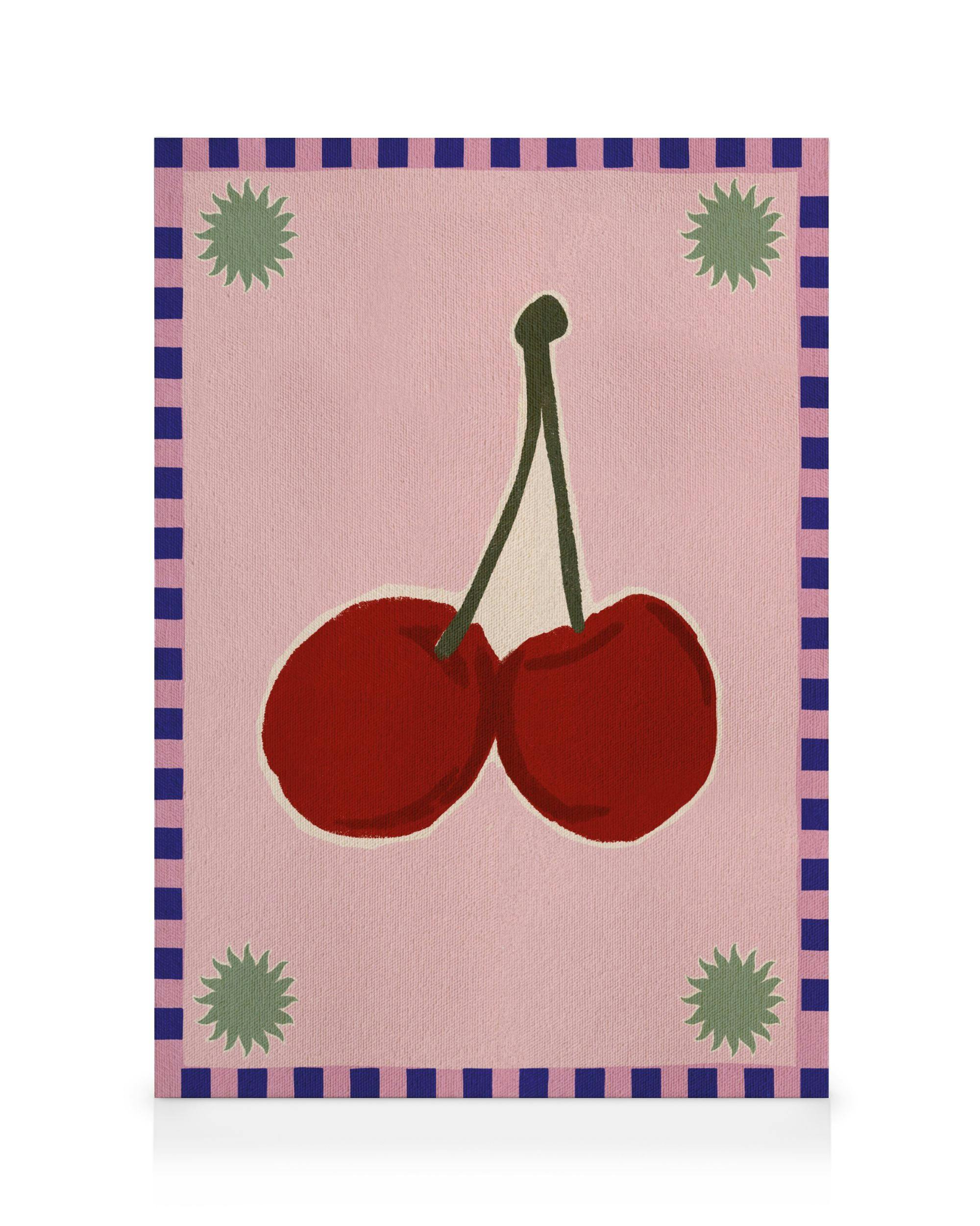 Canvas Prints Shatha Al Dafai - Lush Duo 1 Canvas print (70x100 cm - Black Frame)