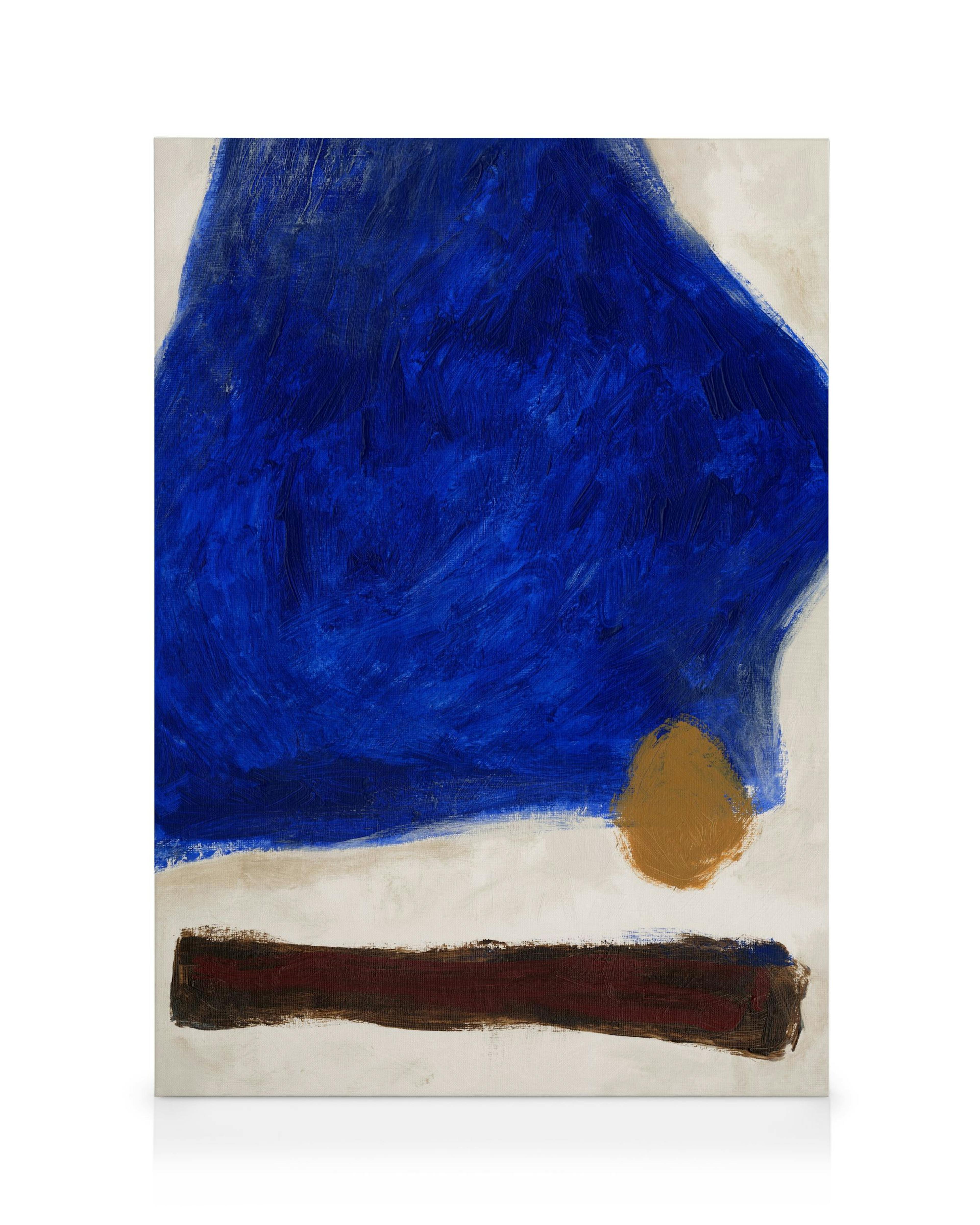 Bold Blue Canvas 0