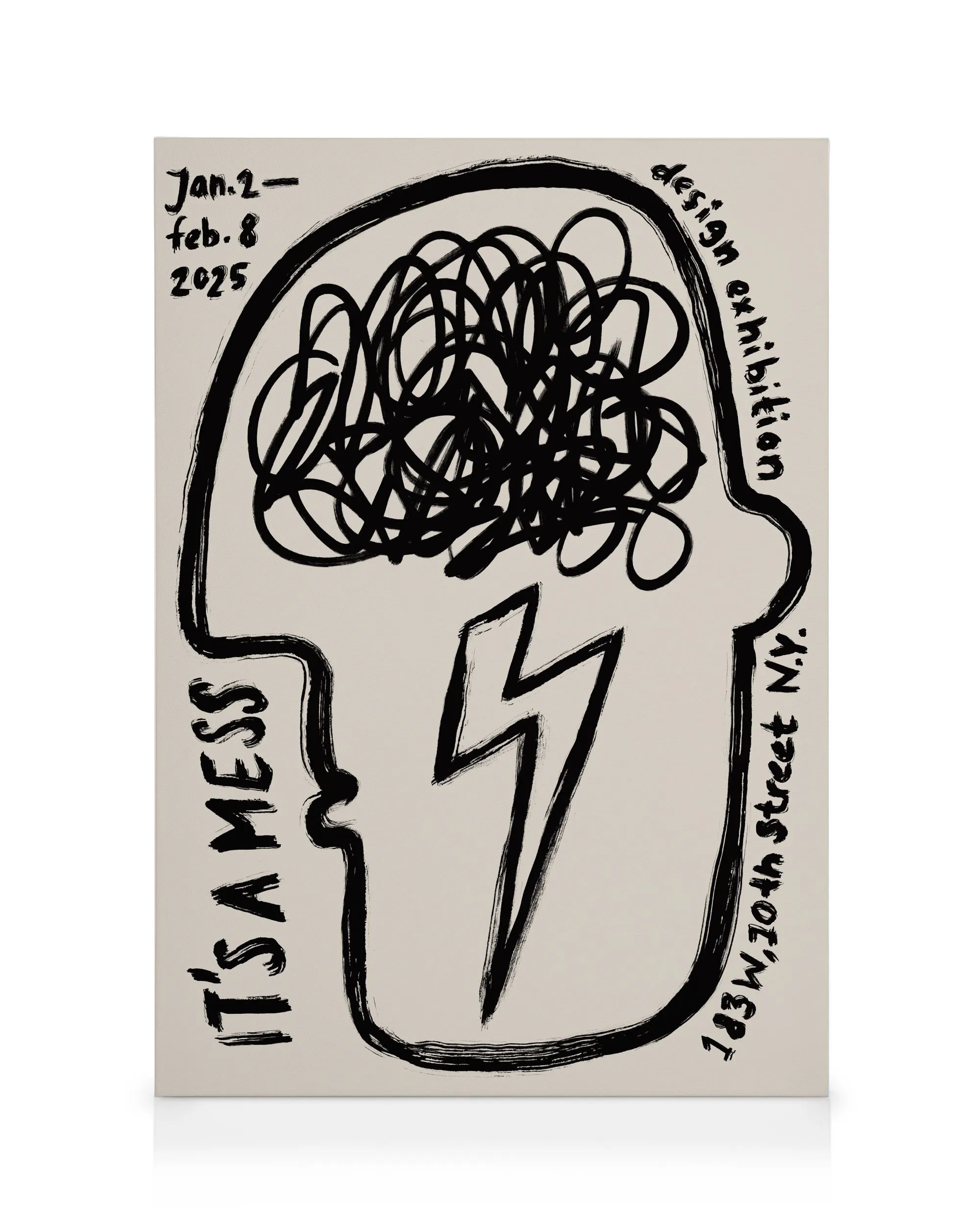 It's a Mess Canvas print 0