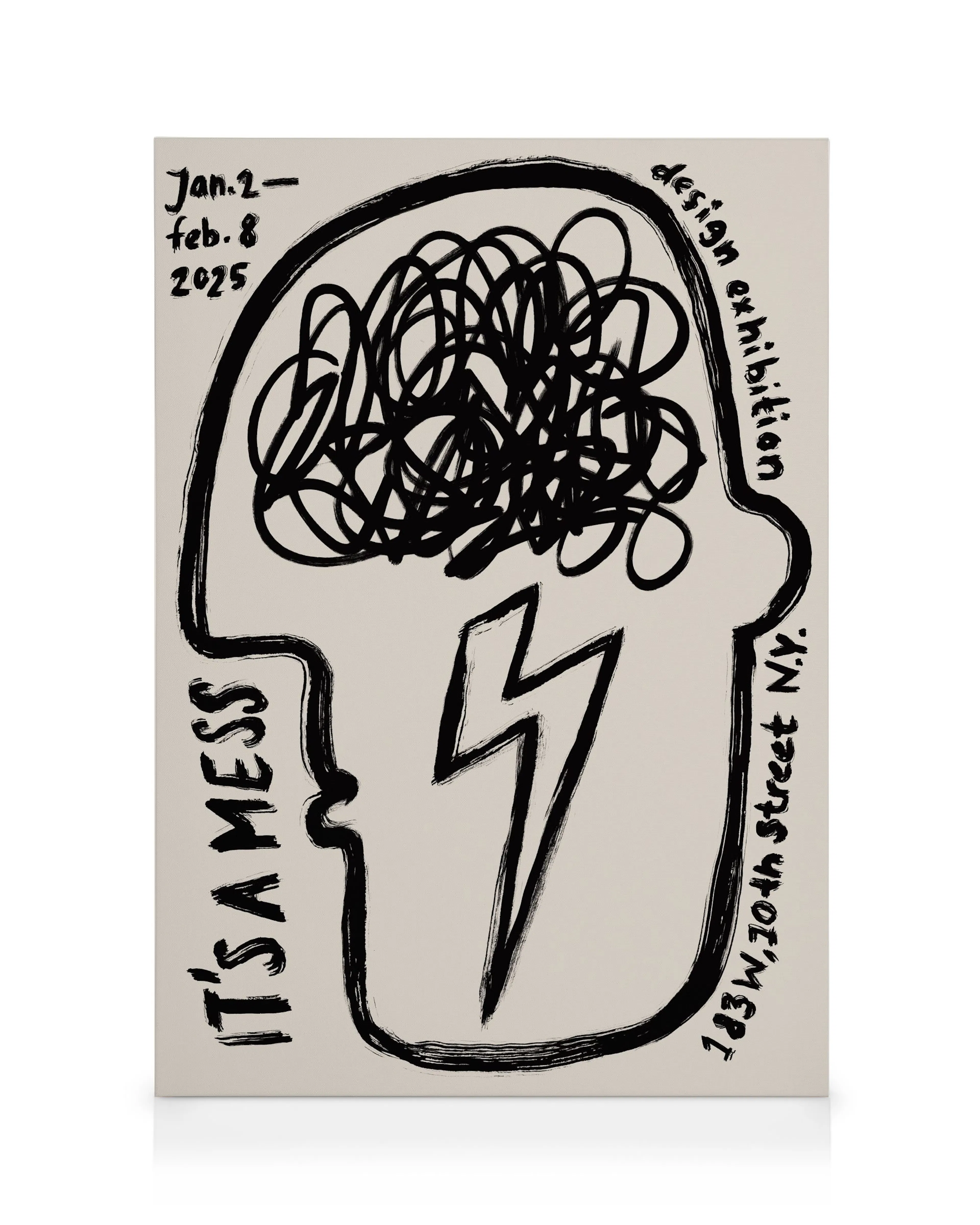 It's a Mess Canvas print 0