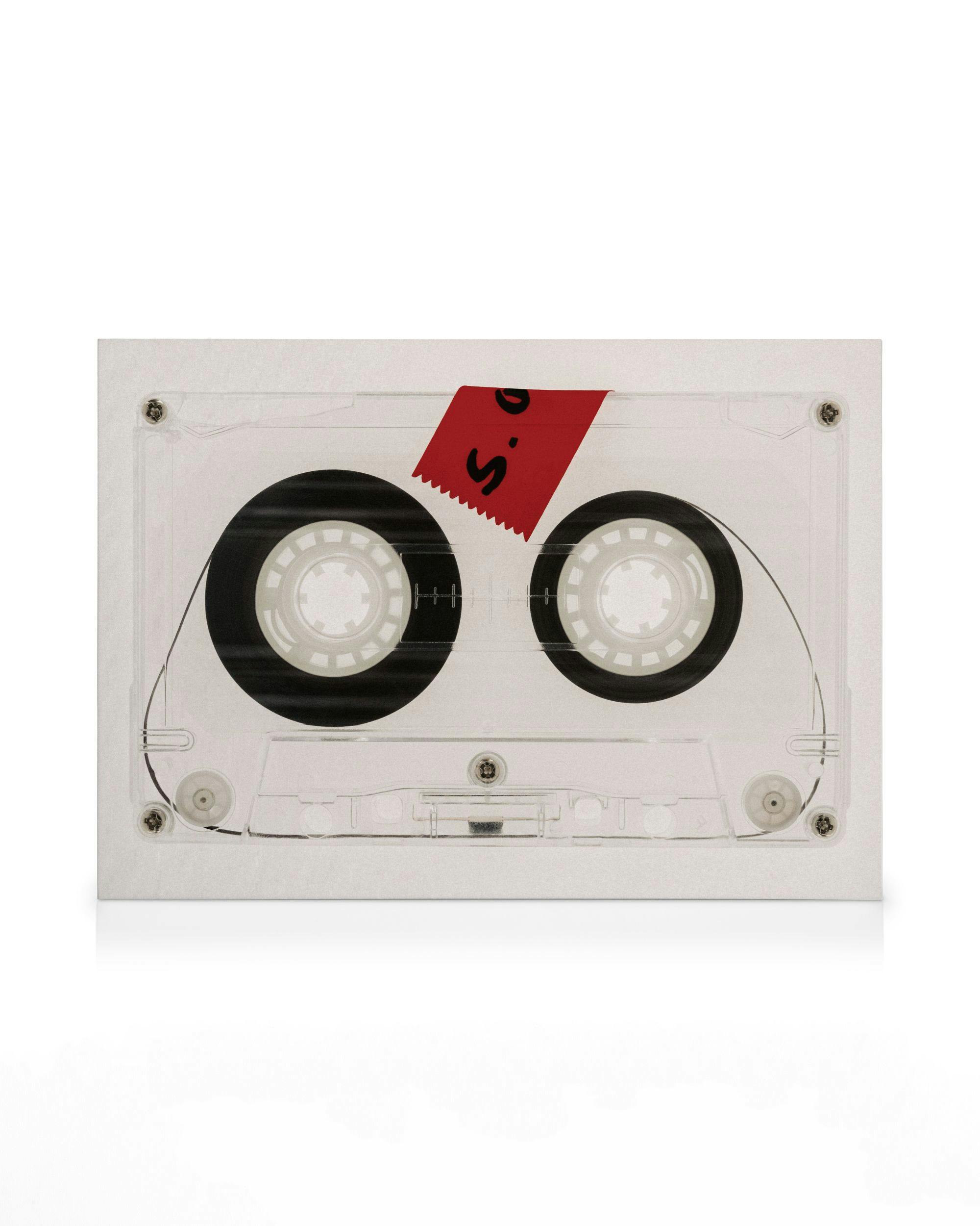 Press Play Kanvaasi (70x100 cm - Musta Puukehys)  Vintage-kuviot
