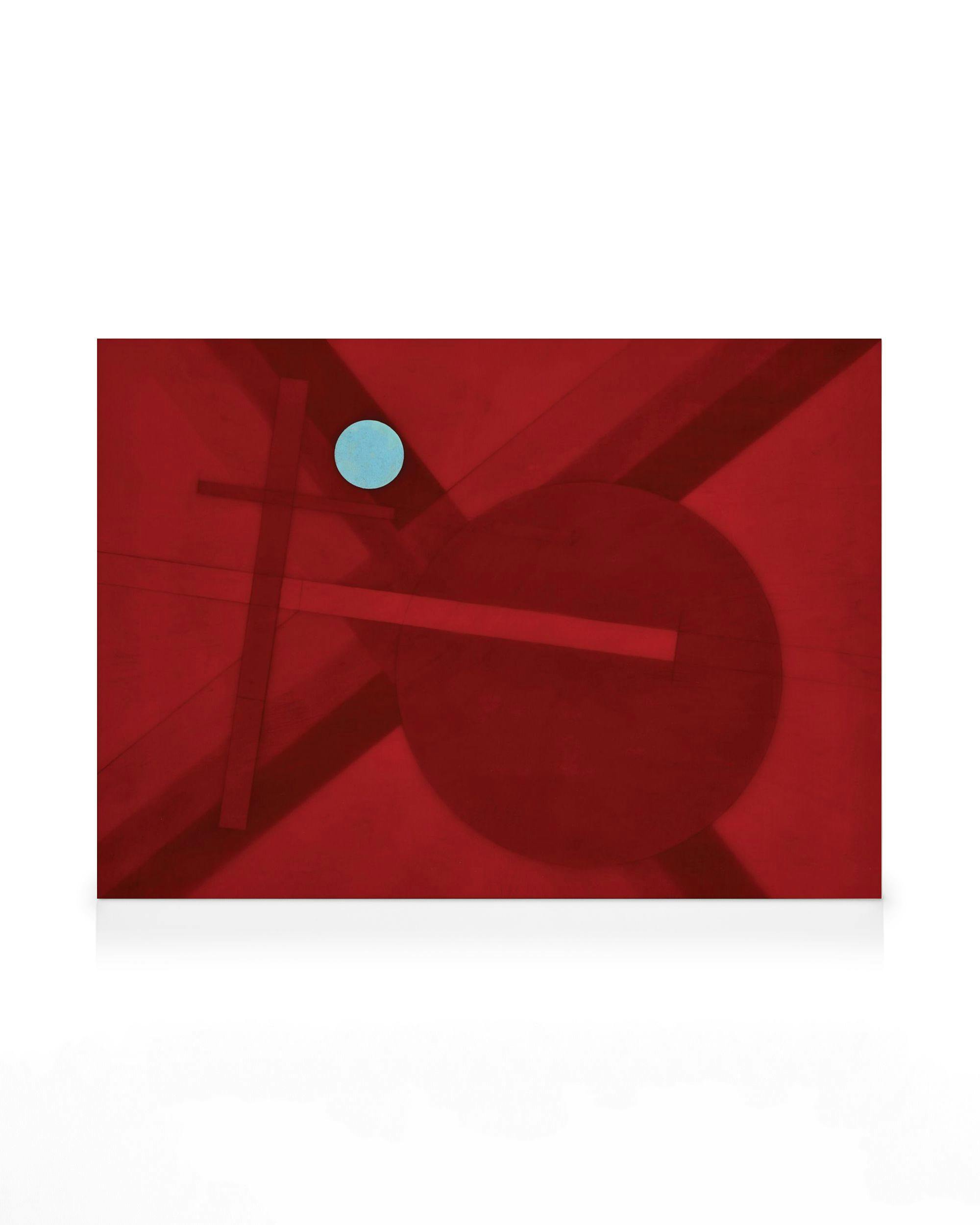 László Moholy-Nagy - Composition G4 Obraz na plátne (70x100 cm - Čierny rám)