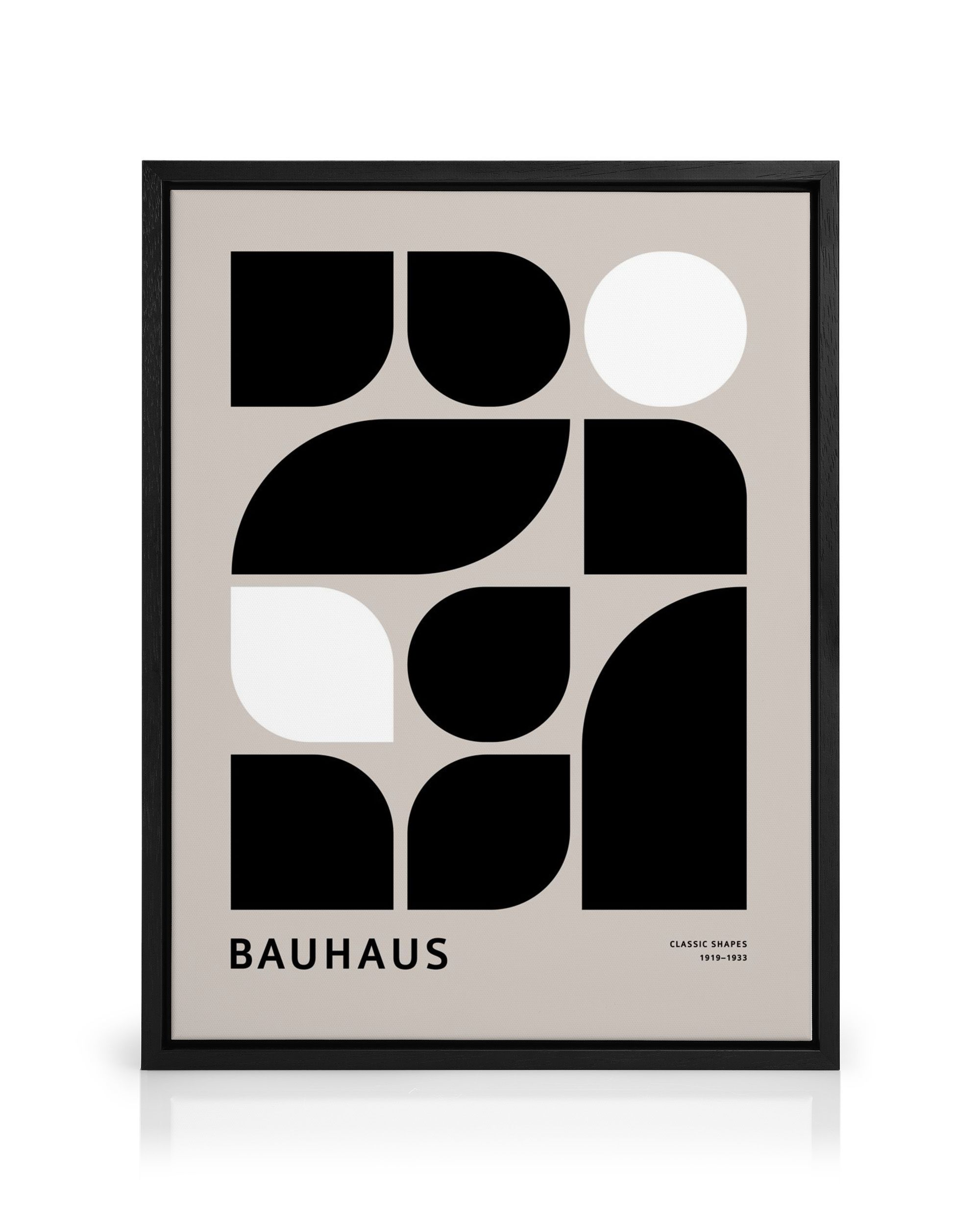 Bauhaus Classic Shapes Canvas Print – Modern Wall Art | Desenio