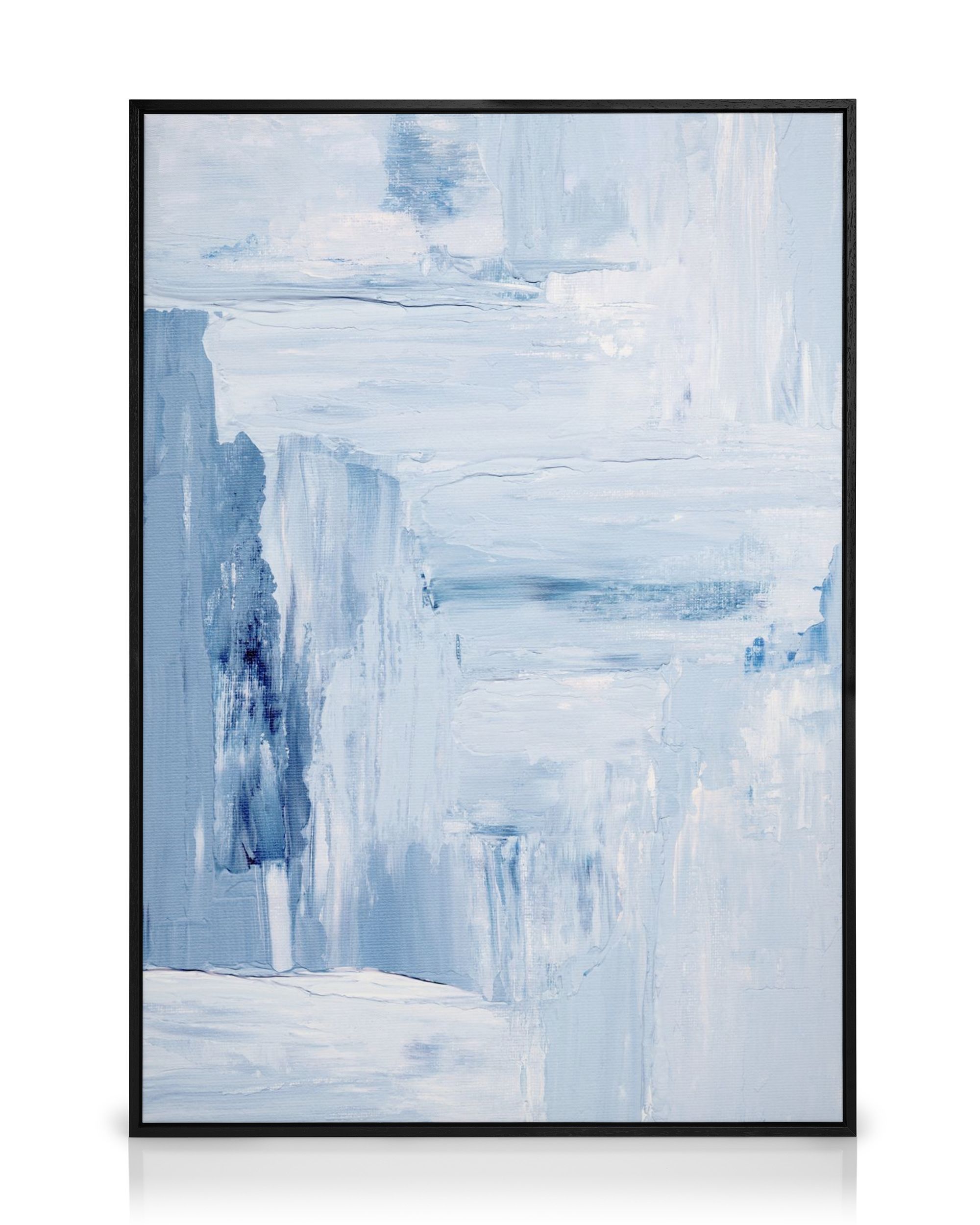 Blue Abstract Canvas Print – Modern Wall Art Poster | Desenio