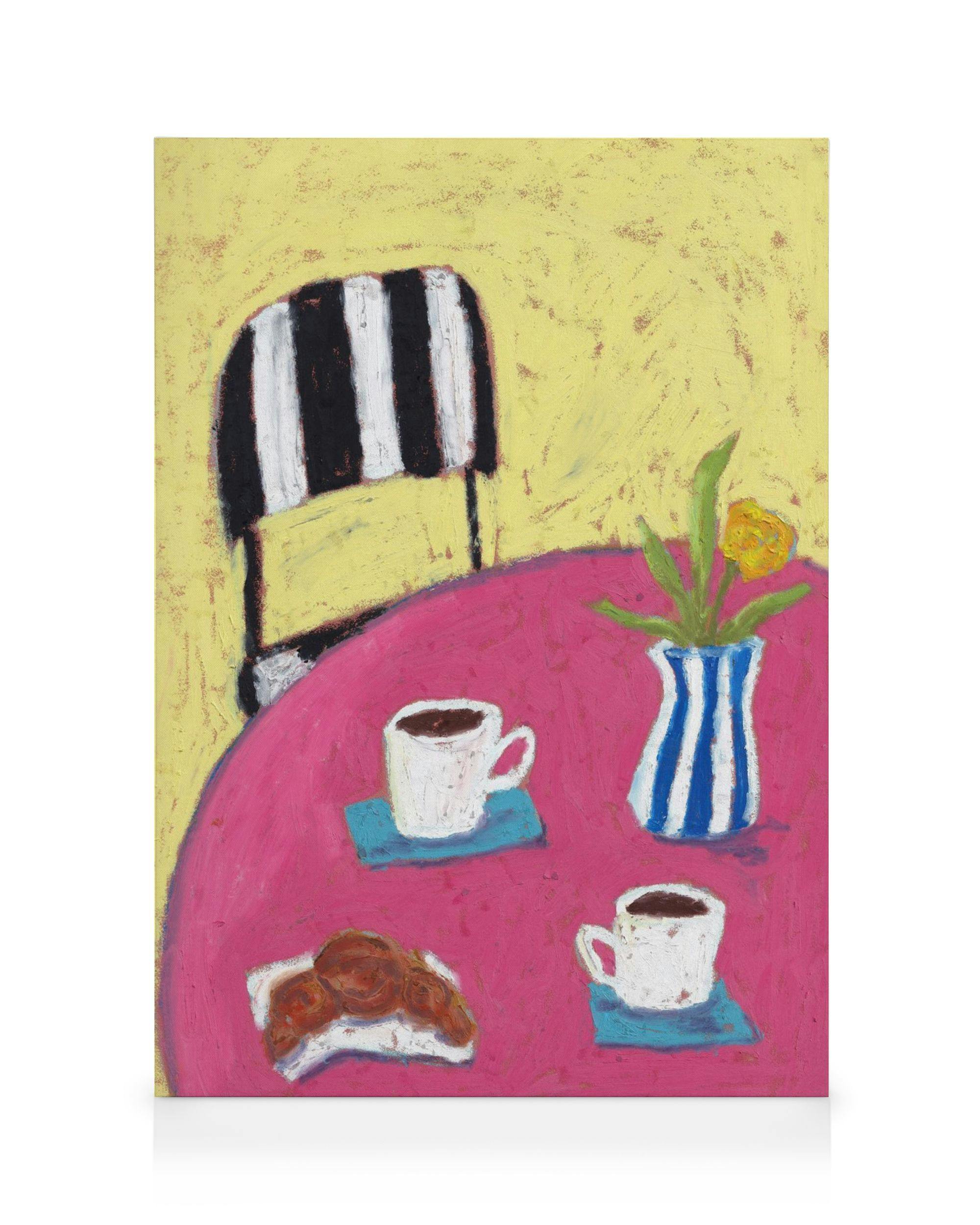 Hannah Durham - Coffee In The Sunshine Canvas (30x40 cm - Fotokaders Eiken)