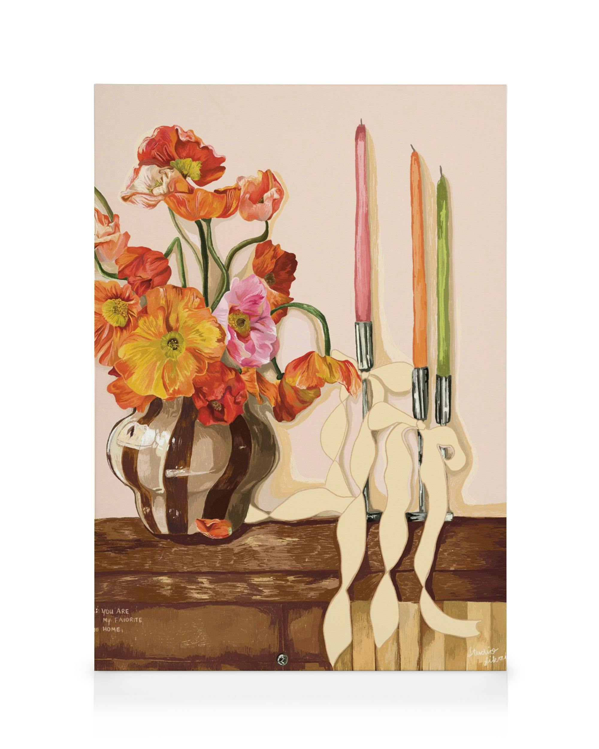 Canvas Prints Loïs Langenberg - You Are My Favorite Home Canvas print (50x70 cm - Oak Frame)