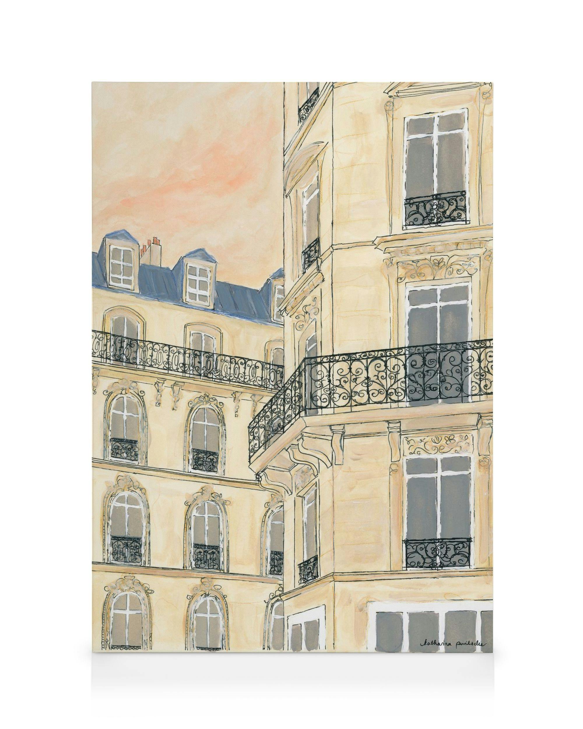 Telas decorativas Katharina Puritscher - Golden Hour Building Quadro em tela (30x40 cm)