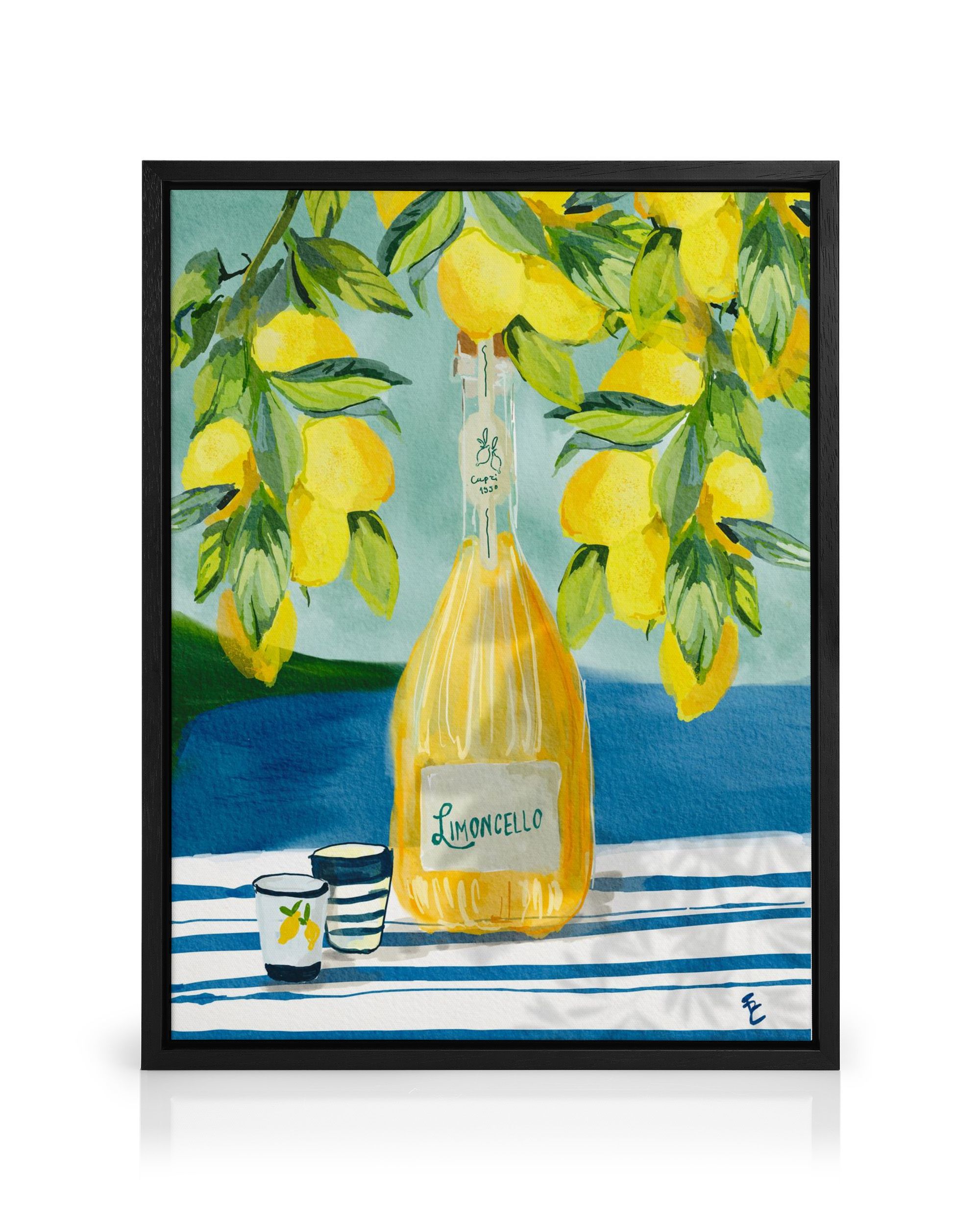 Ekaterina Zagorska Lerret – It's Always Limoncello Time | Desenio