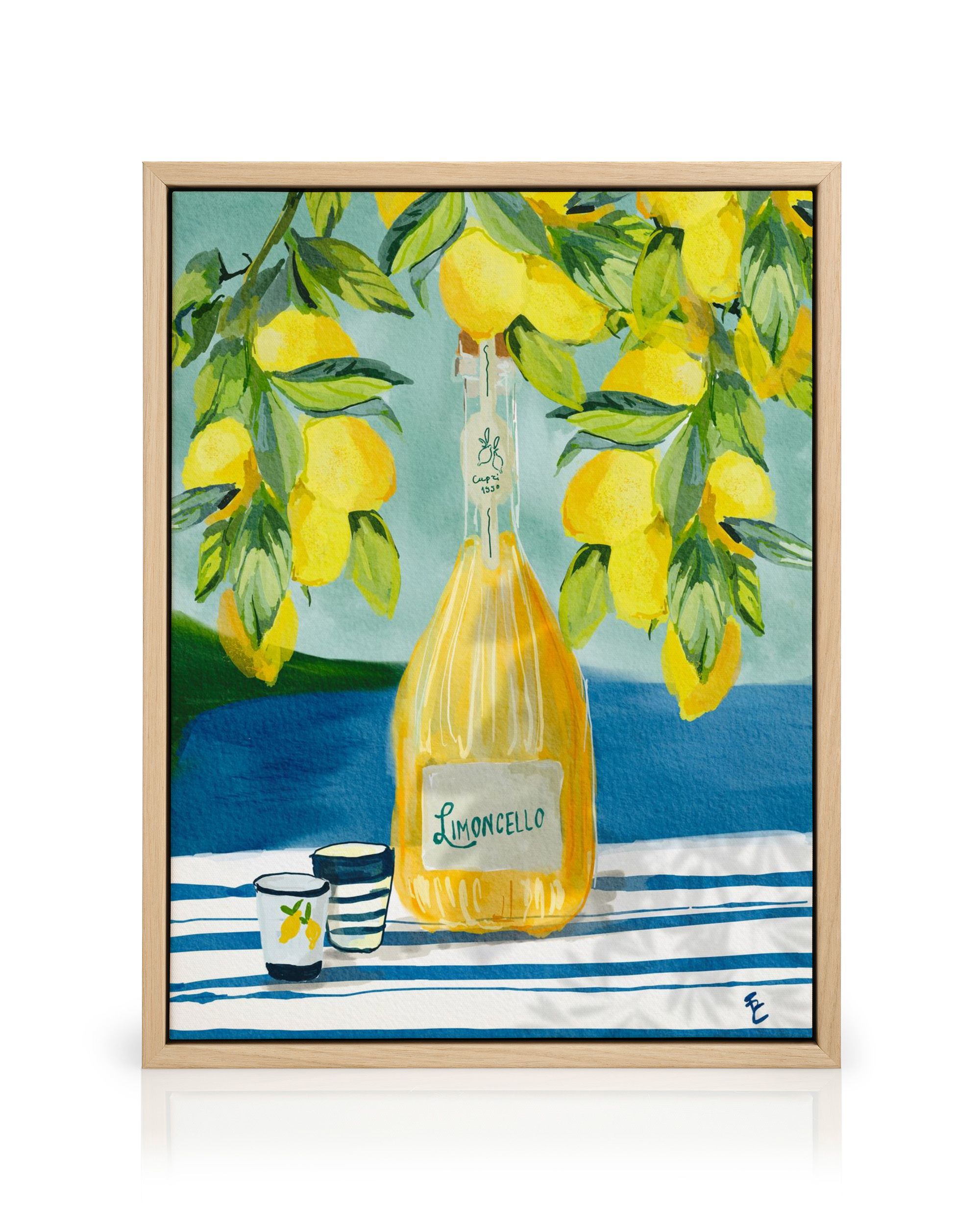Ekaterina Zagorska Limoncello Canvas Print – Still Life Wall Art