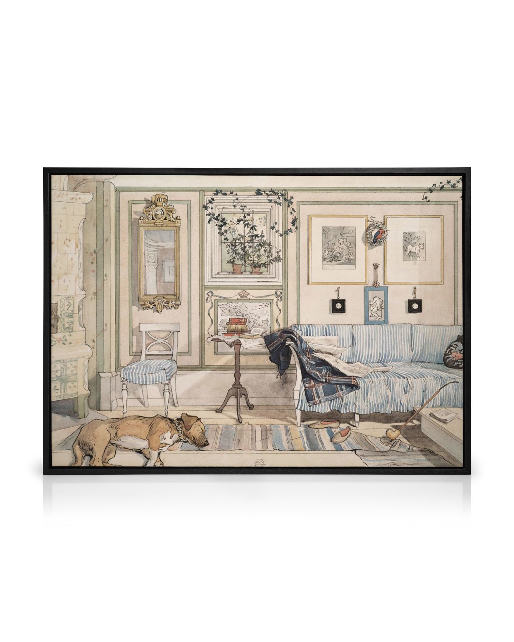 Carl Larsson - The Lazy Corner Canvas Print | Desenio