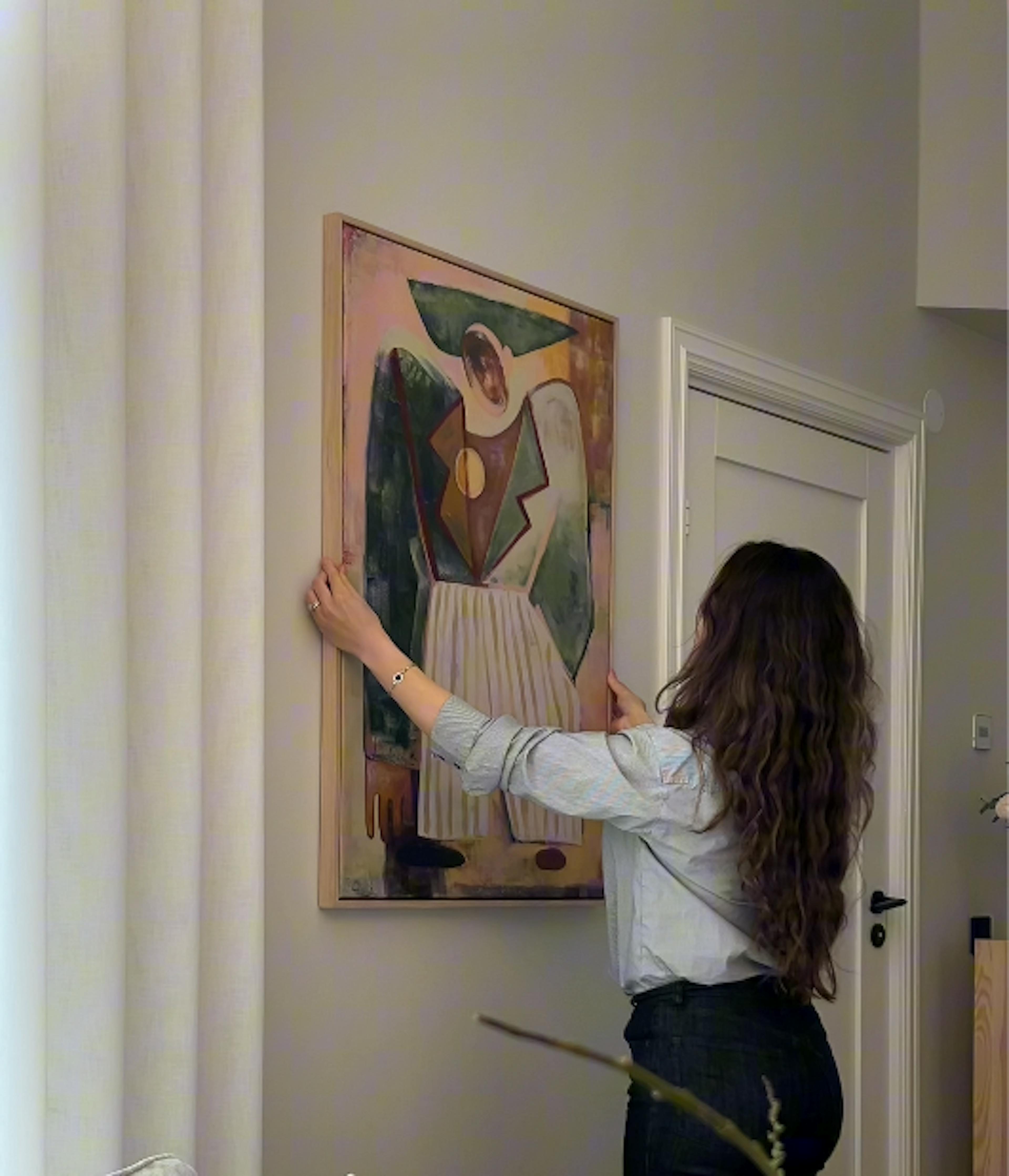 Contemporary Figure gallery wall