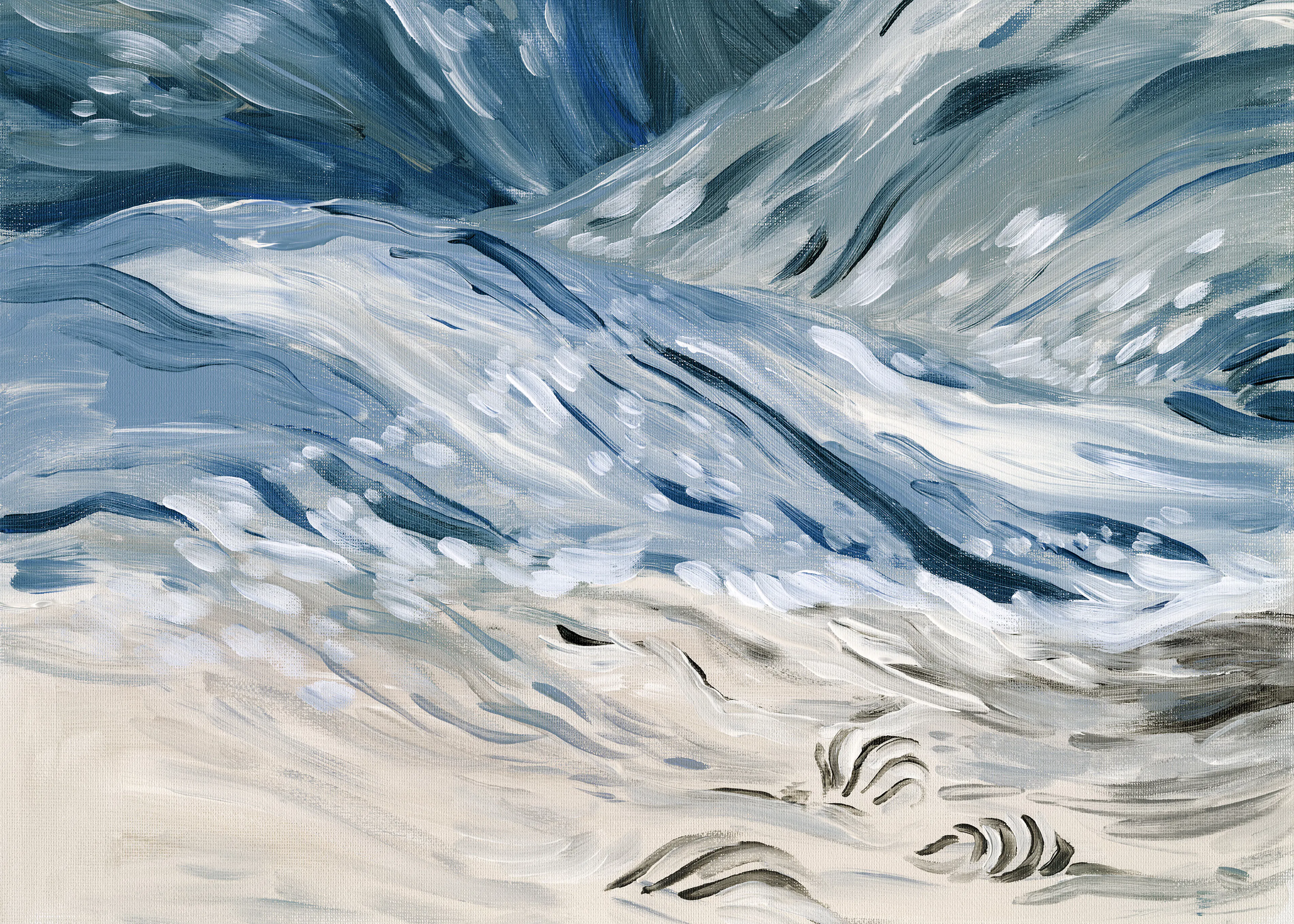 Wavy Beach Affiche 0