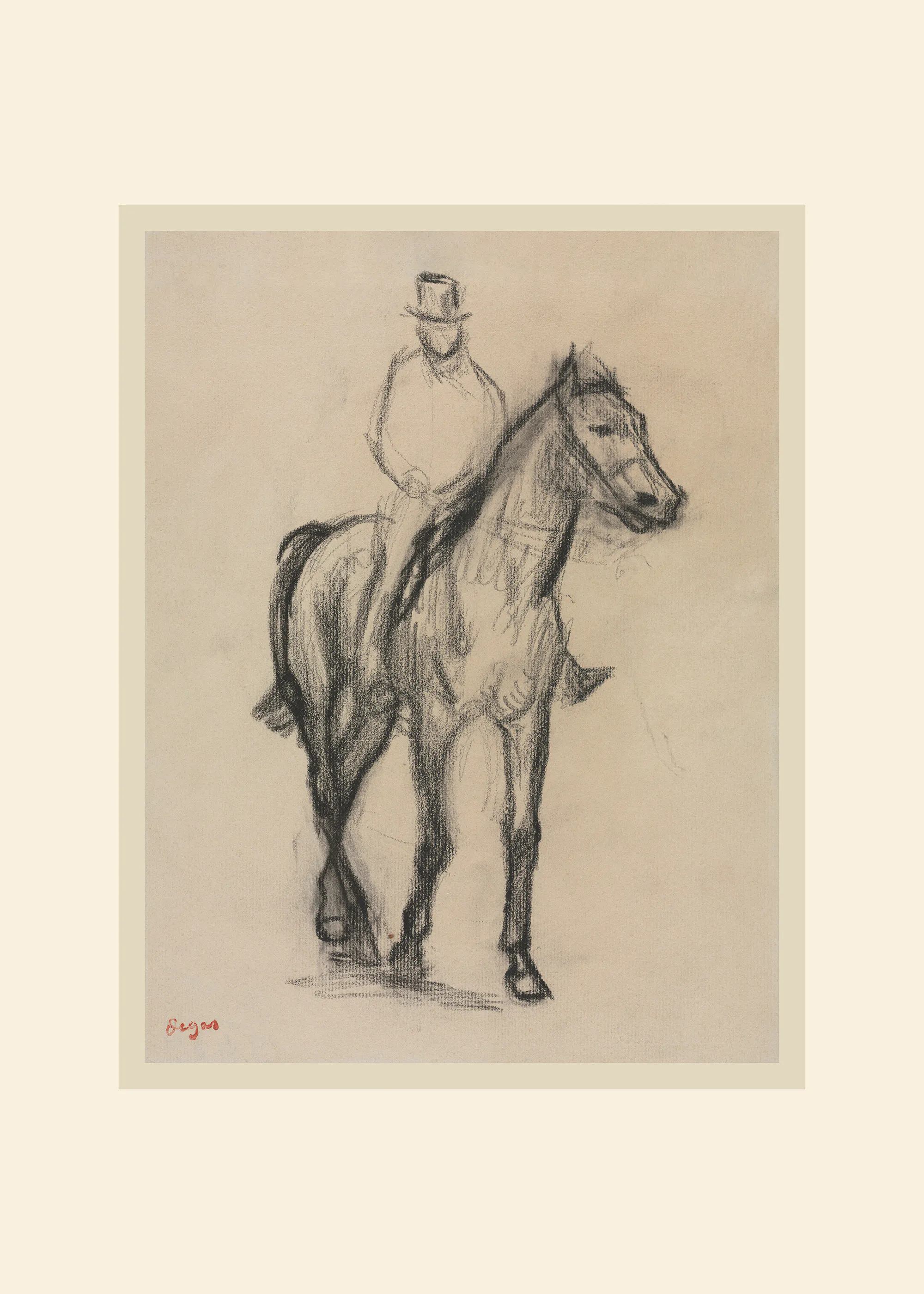 Edgar Degas - Horse and Rider Poster 0