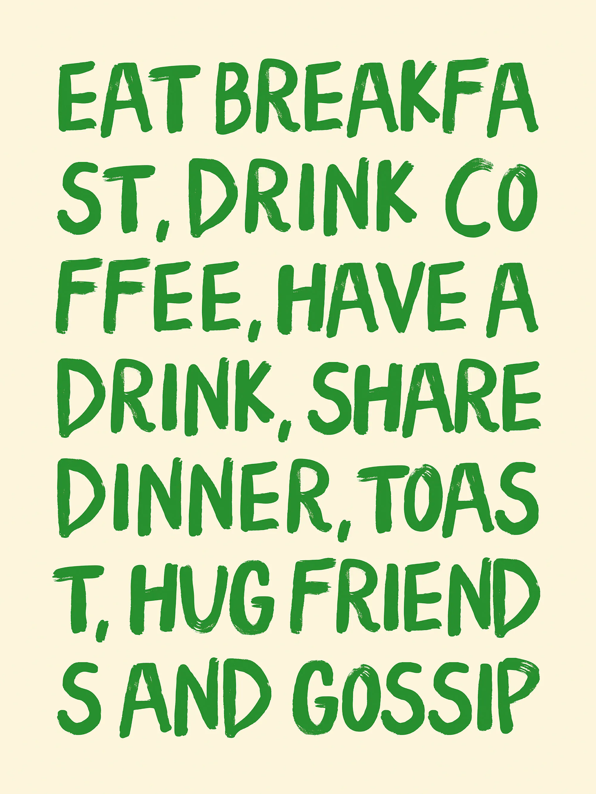 Kitchen Habits Poster 0