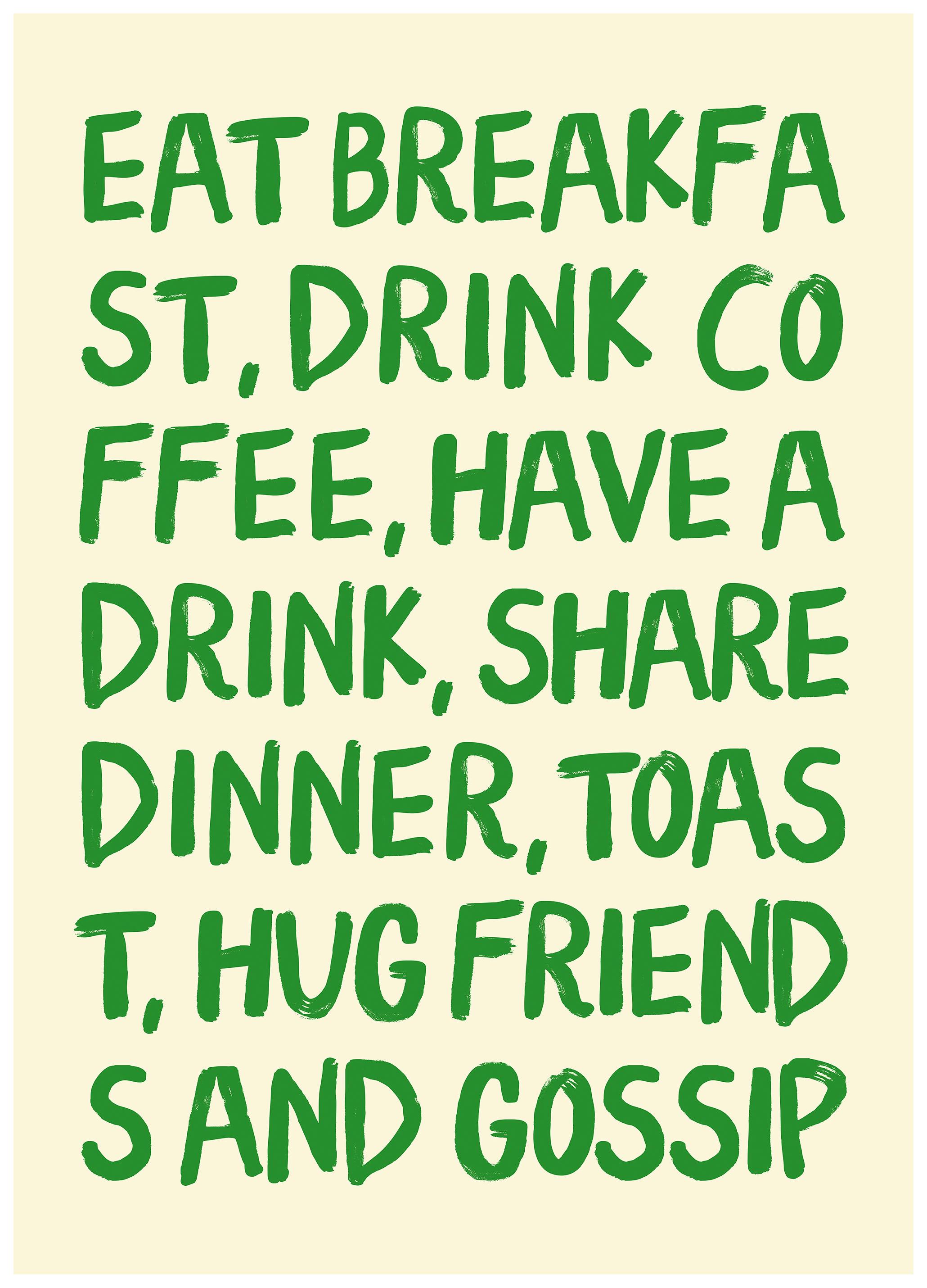 Prints - Kitchen Habits Print (30x40 cm) - Kitchen wall art