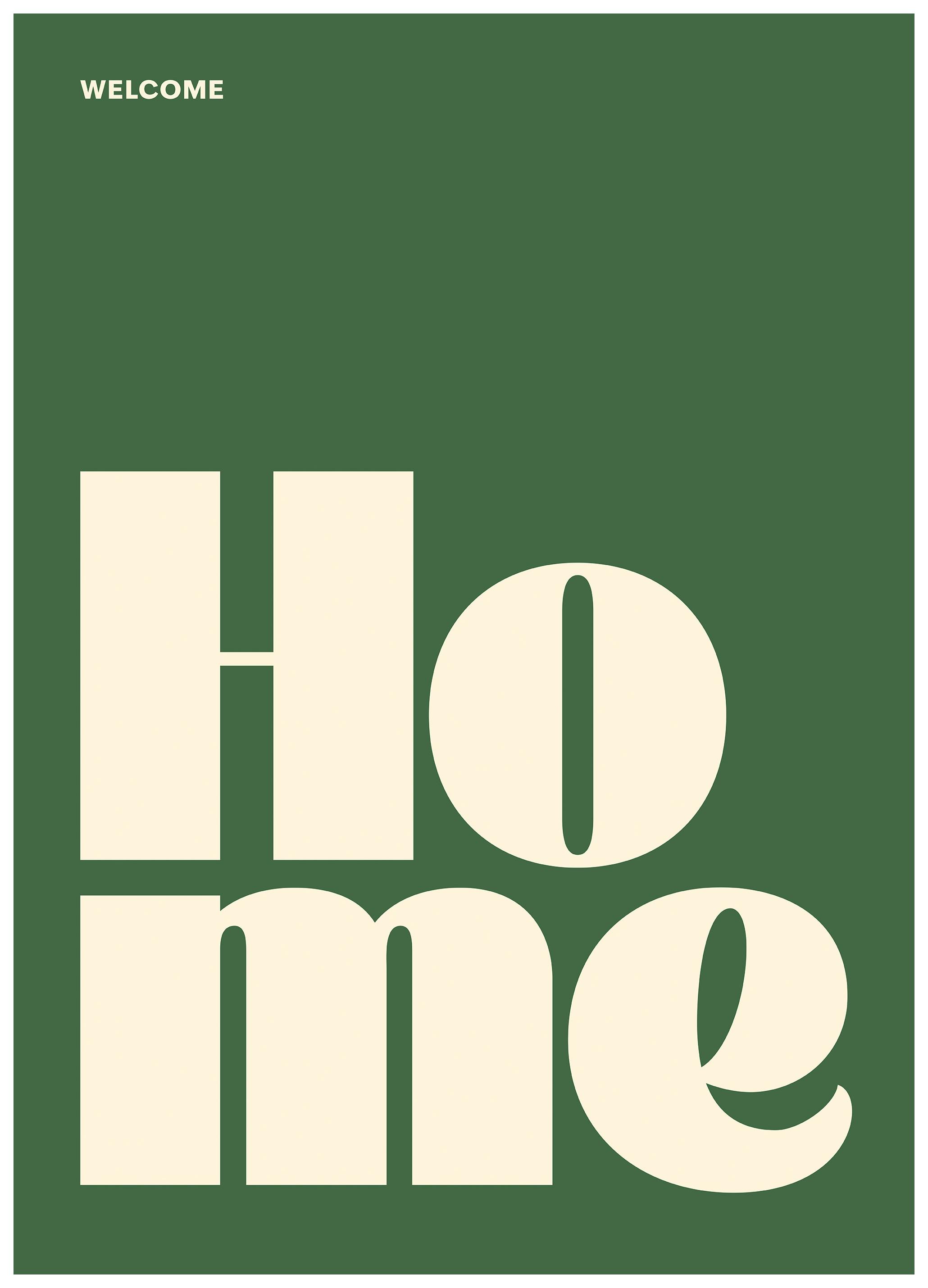 Prints - Welcome Home Print (21x30 cm) - Text posters