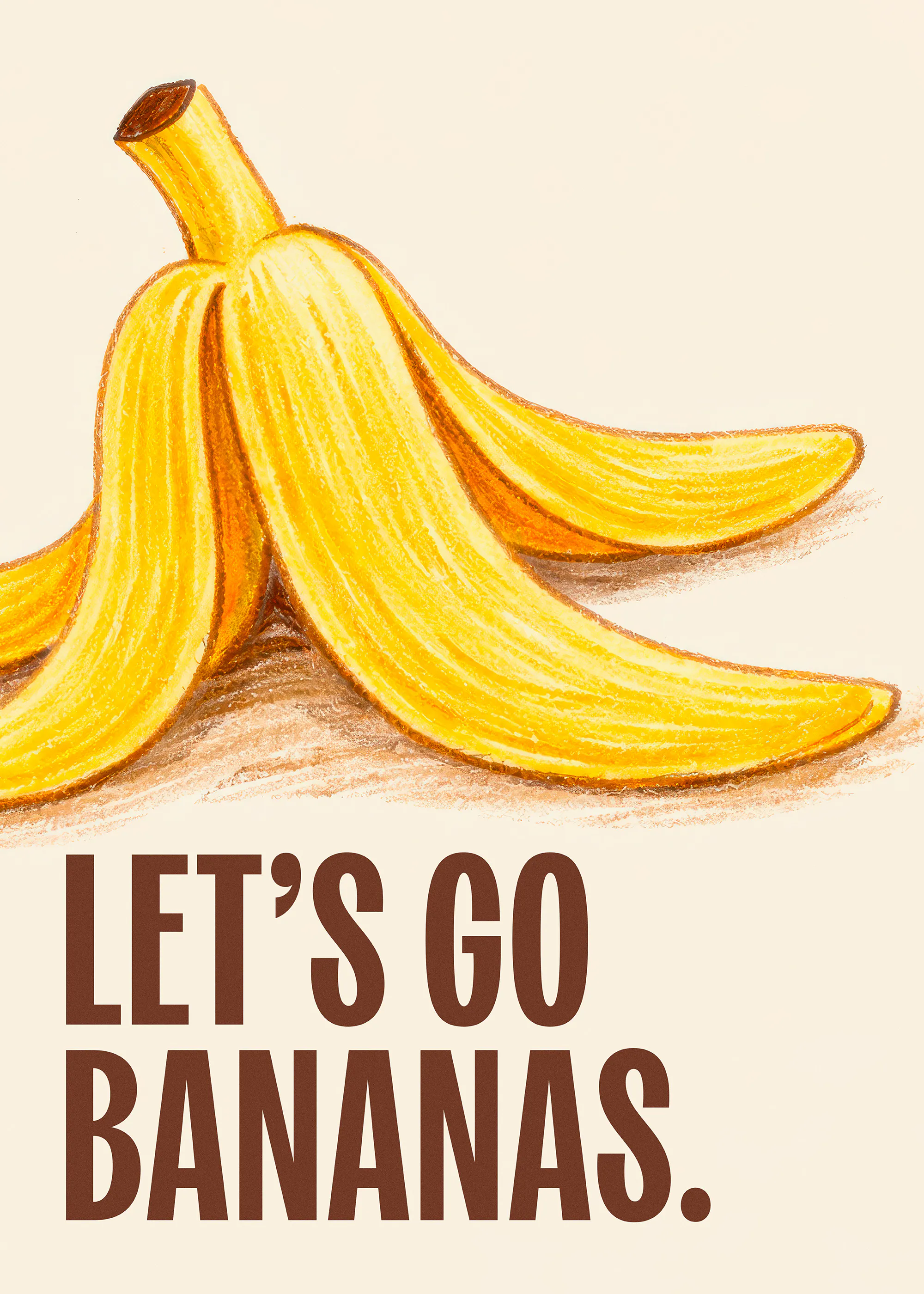 Let's Go Bananas Print 0