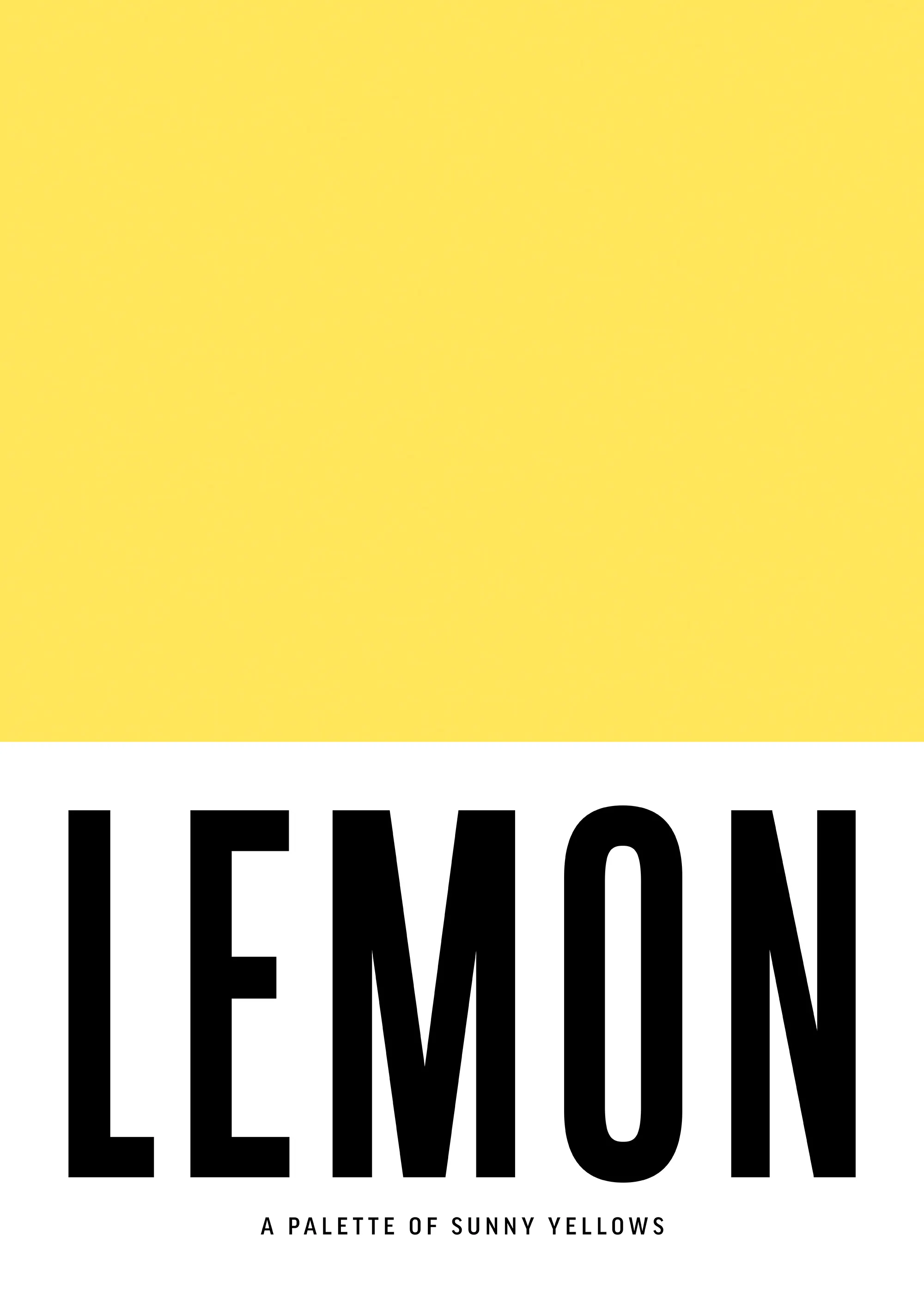 Lemon Yellow Poster 0