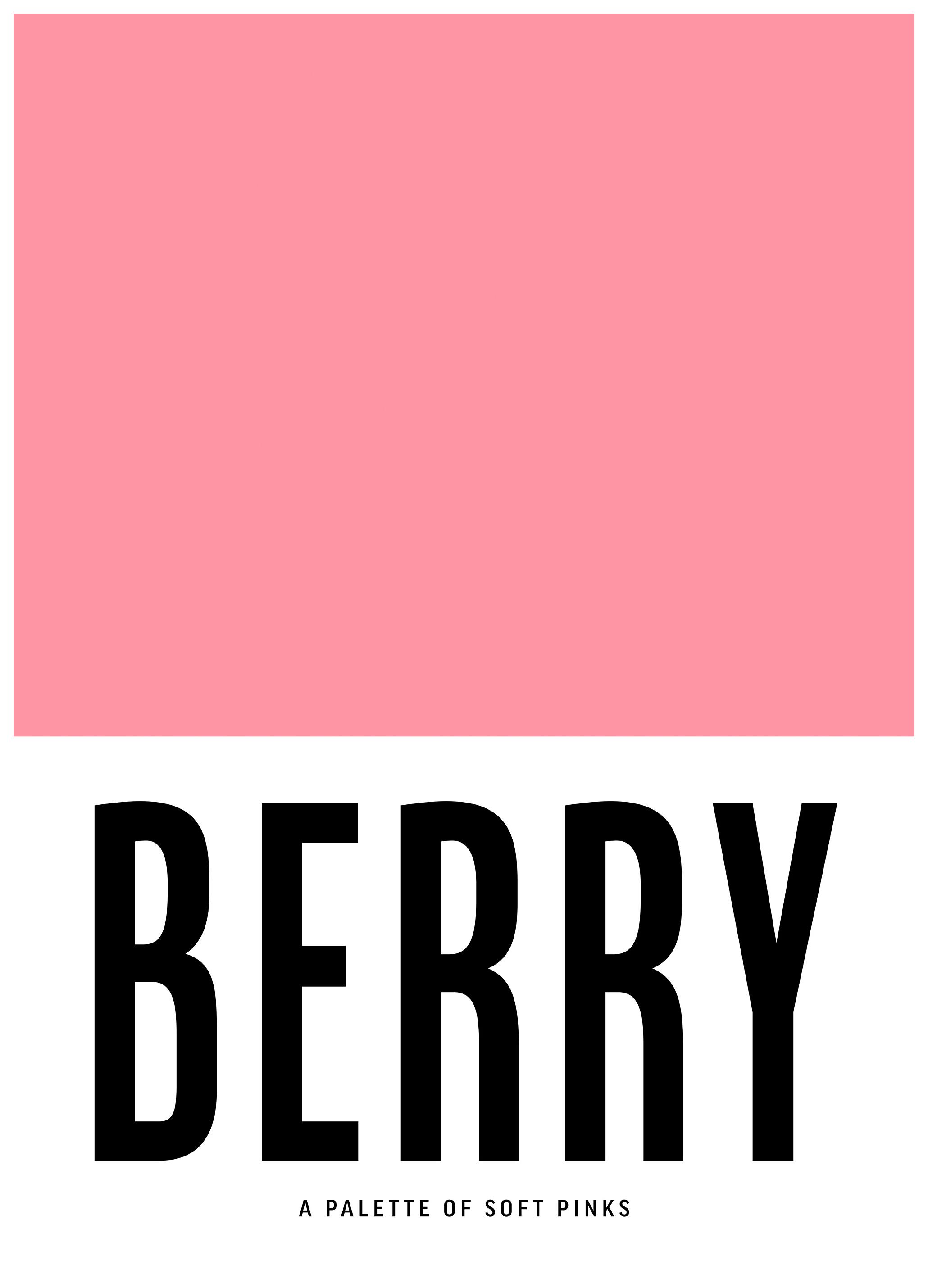 Berry Pink Poster (50x70 cm)