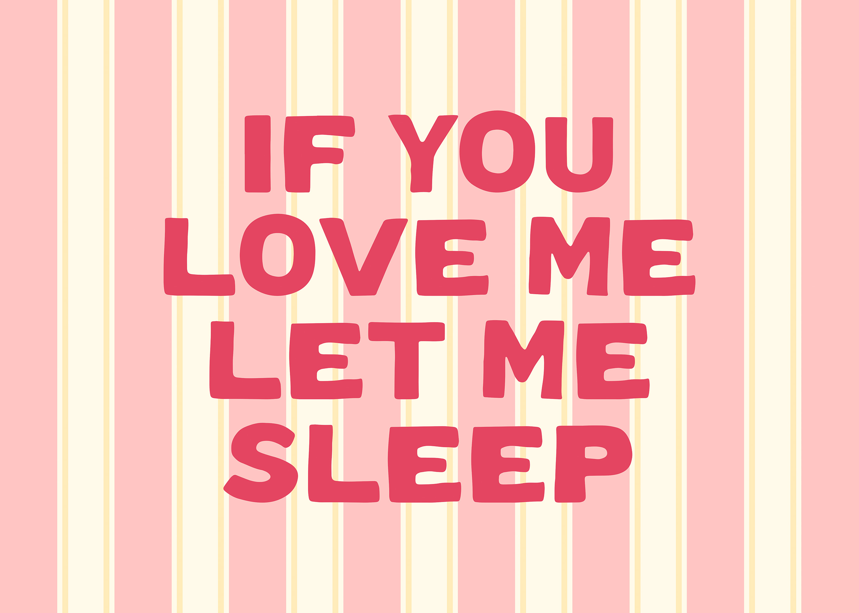 Let Me Sleep Poster