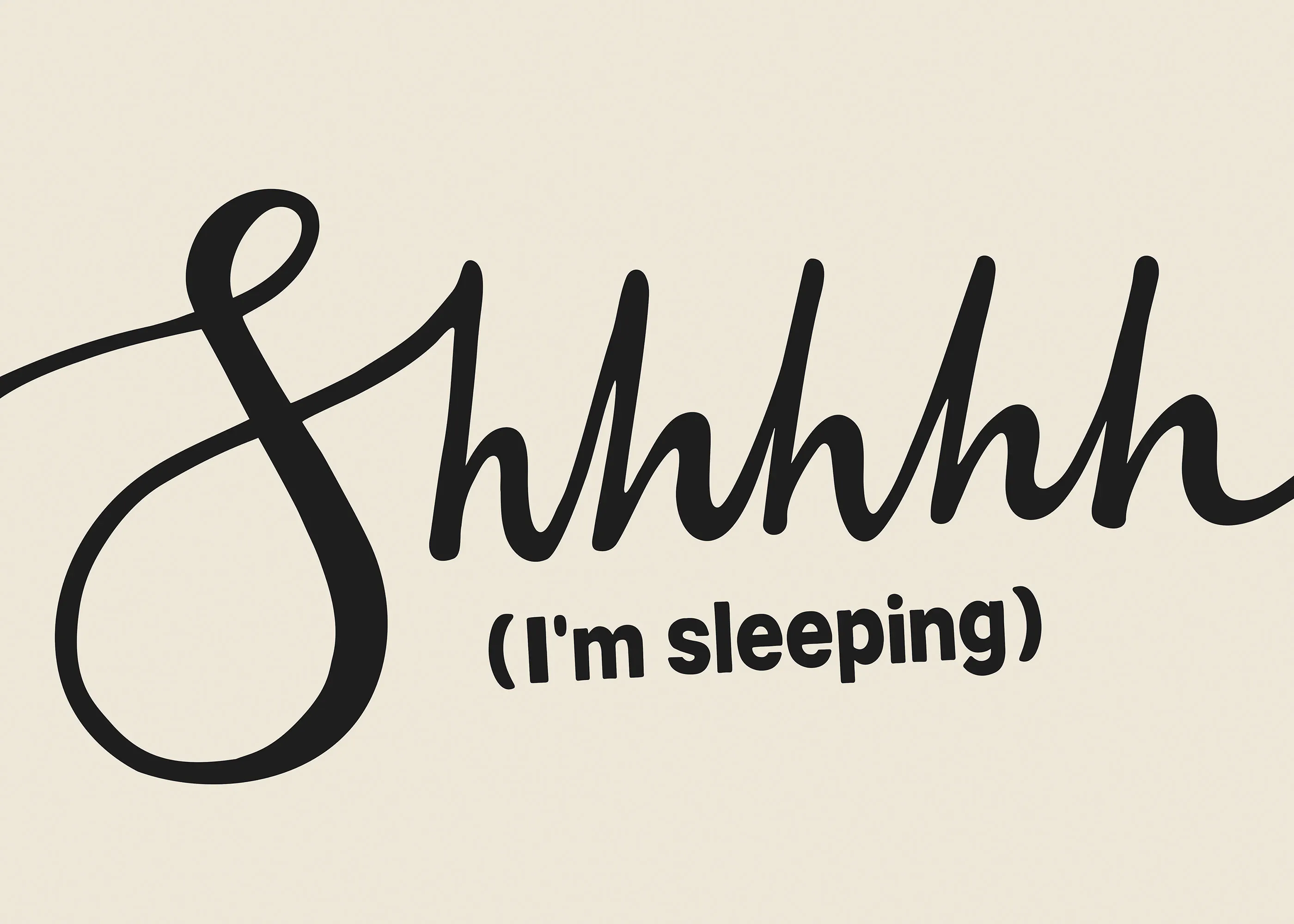 I'm Sleeping Plakat 0