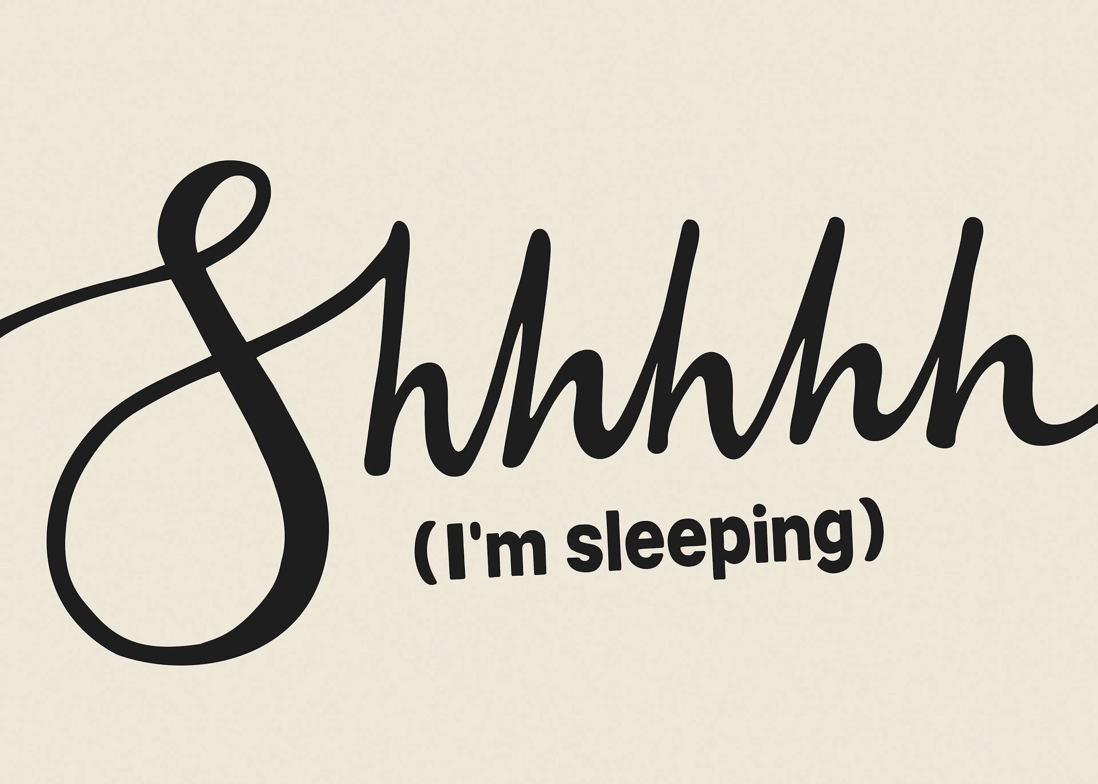 I'm Sleeping Plakat 0