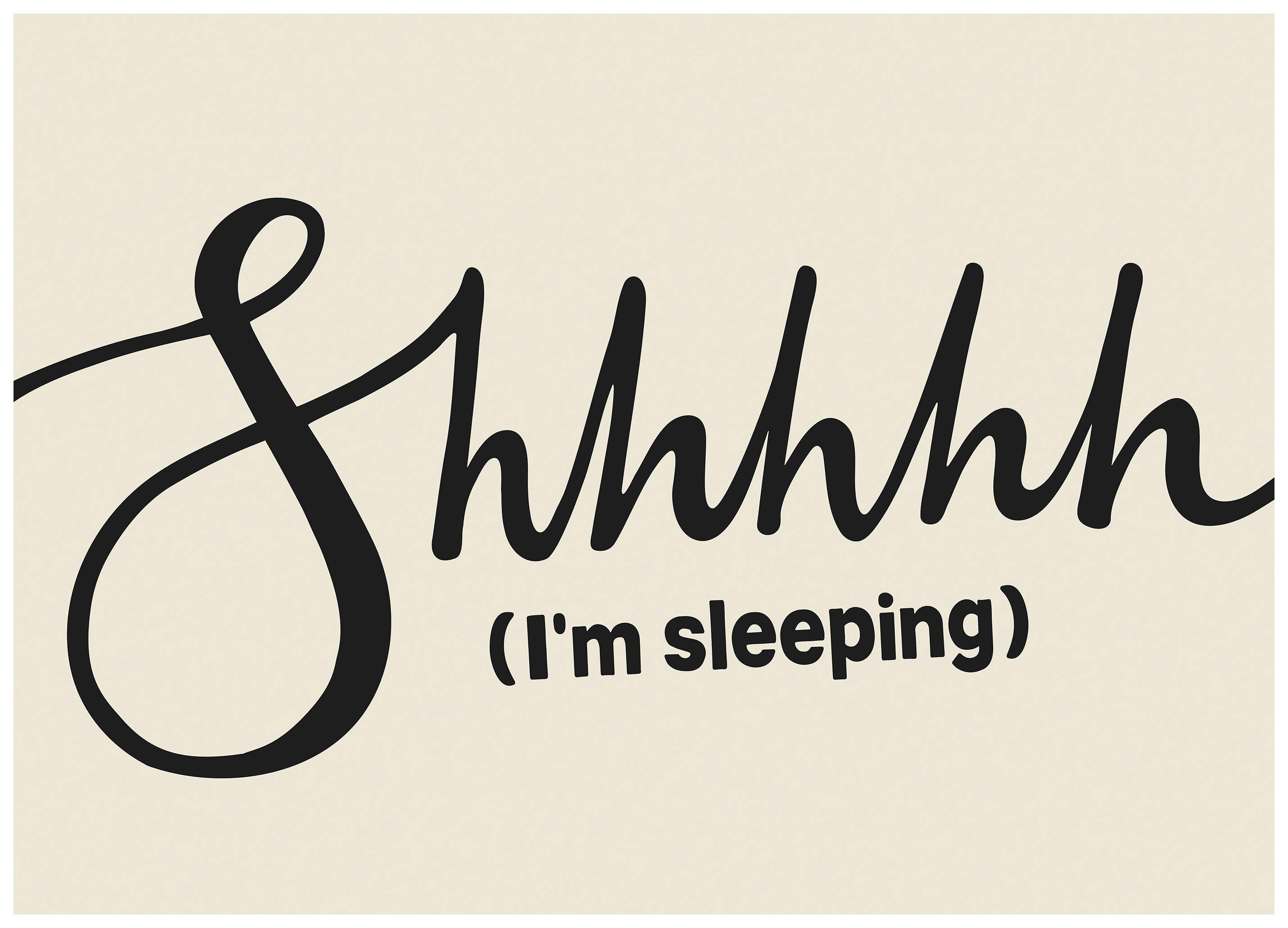 I'm Sleeping Poster (30x40 cm)