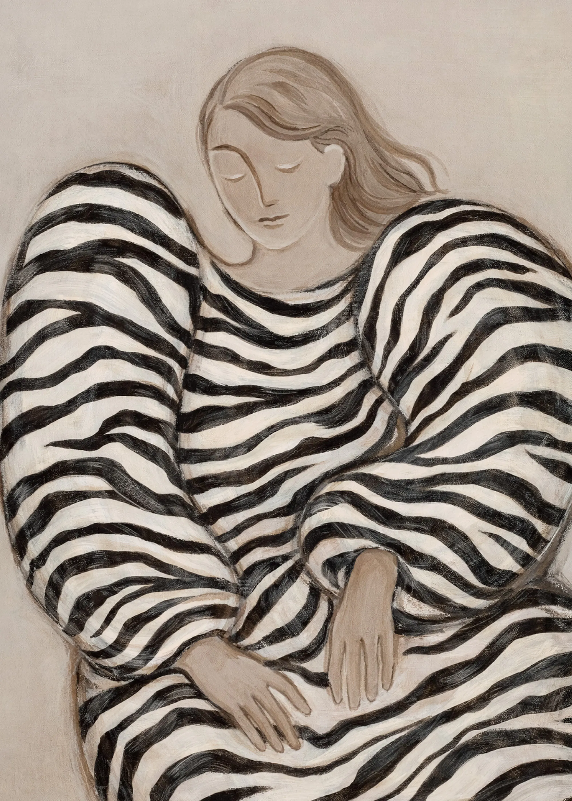 Zebra Striped Dream Poster 0