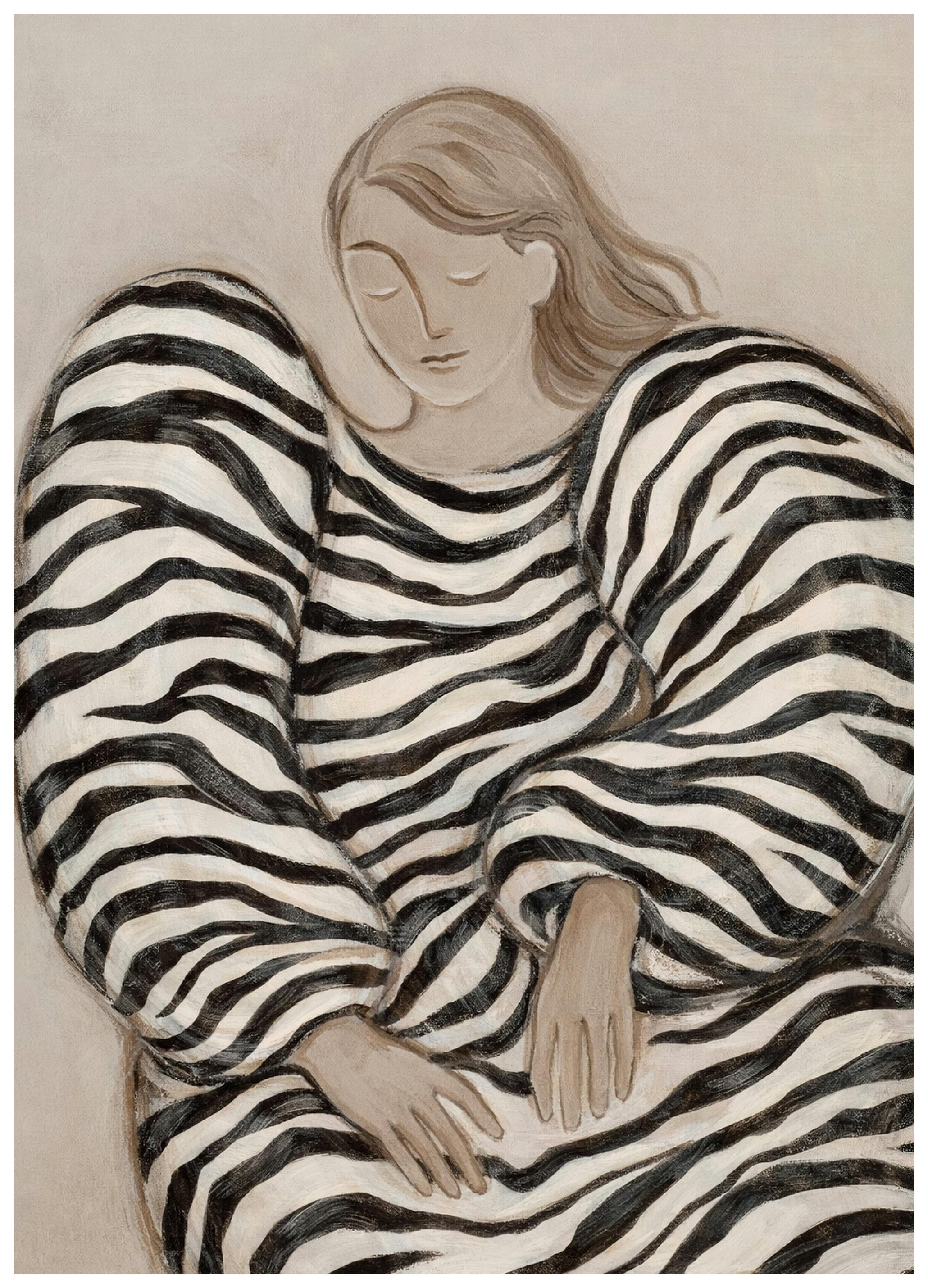 Zebra Striped Dream Poster (50x70 cm)
