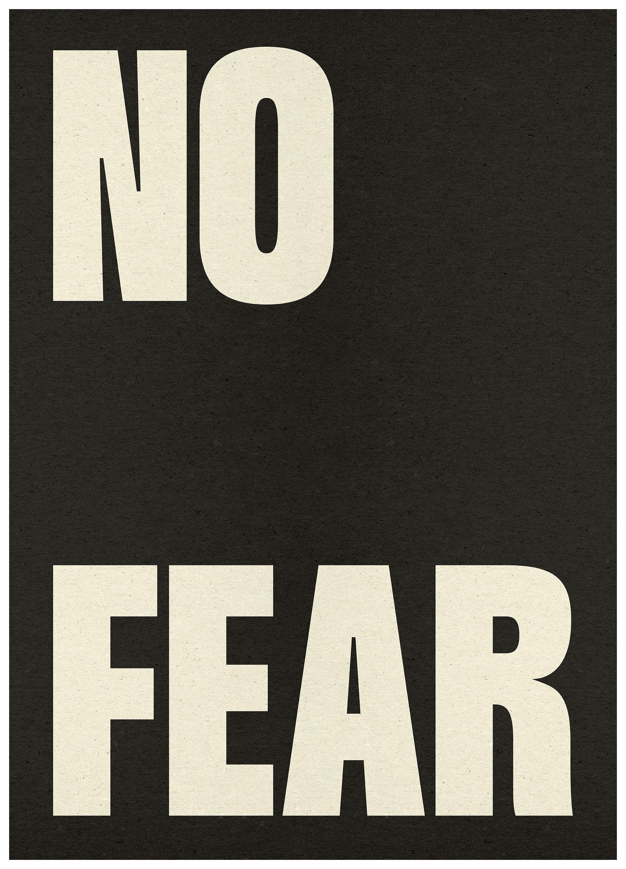 Prints - No Fear Print (13x18 cm) - Text posters