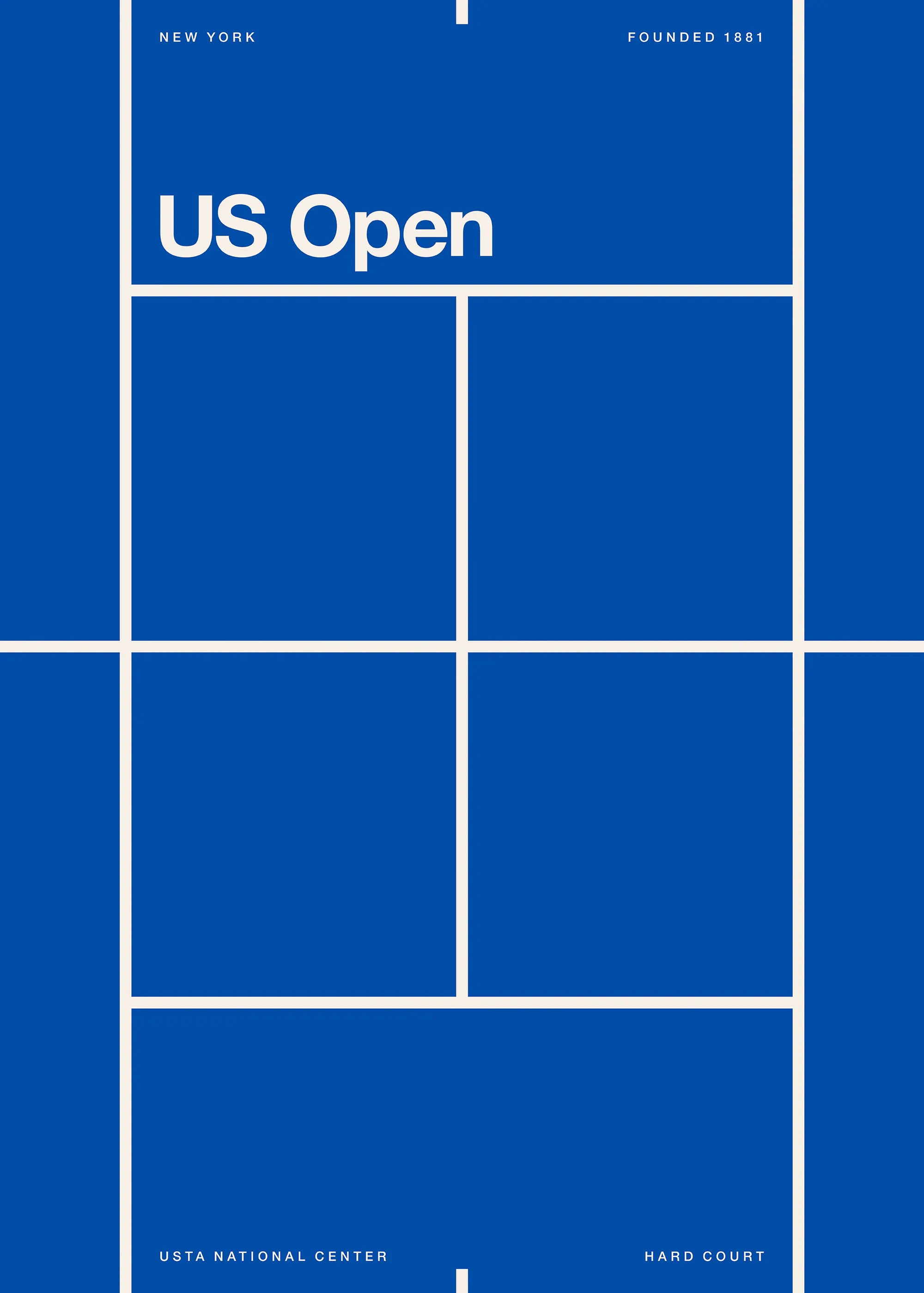 US Open Graphic Poster 0
