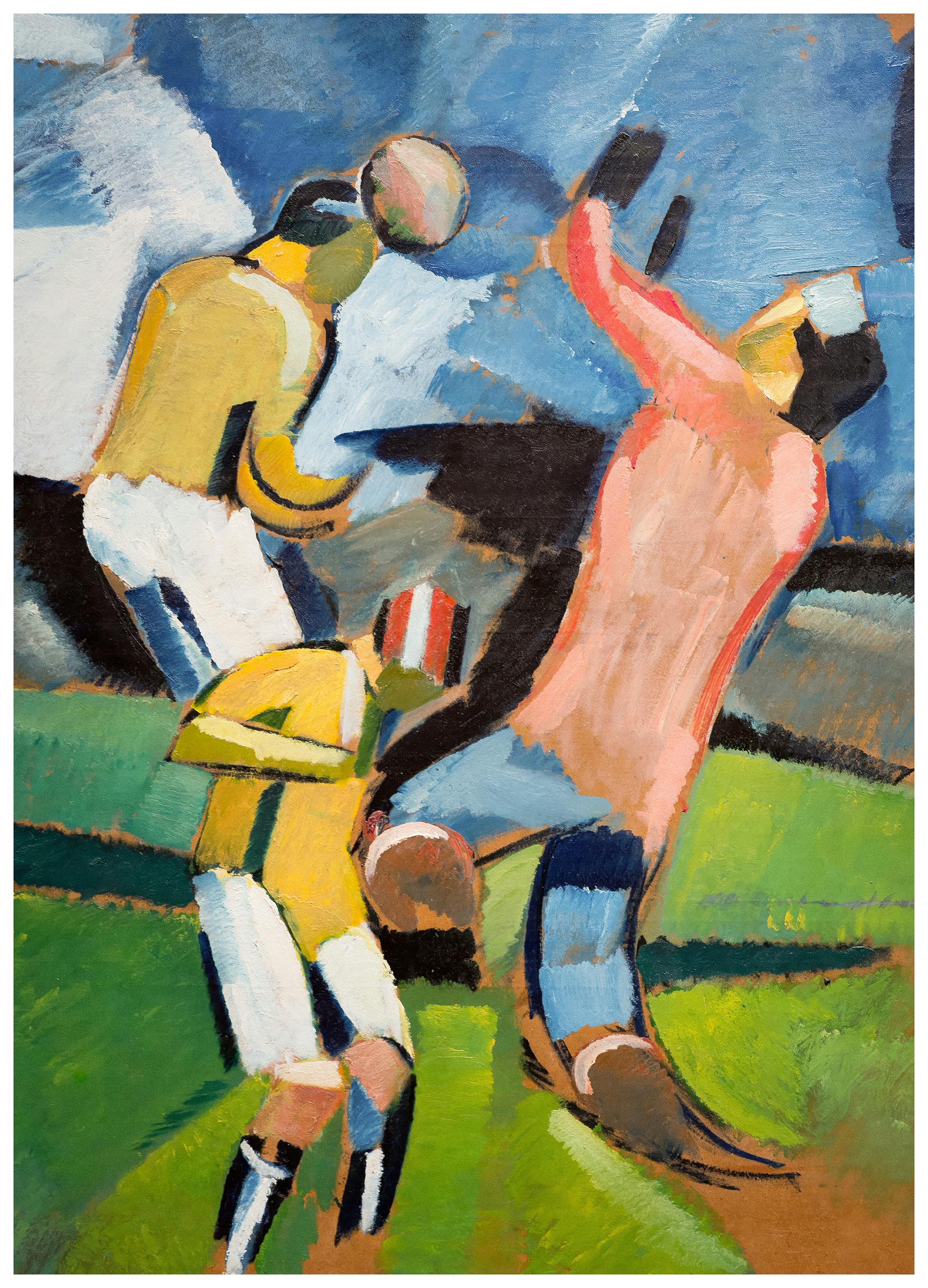 Harald Giersing - Football Players Poster (50x70 cm)