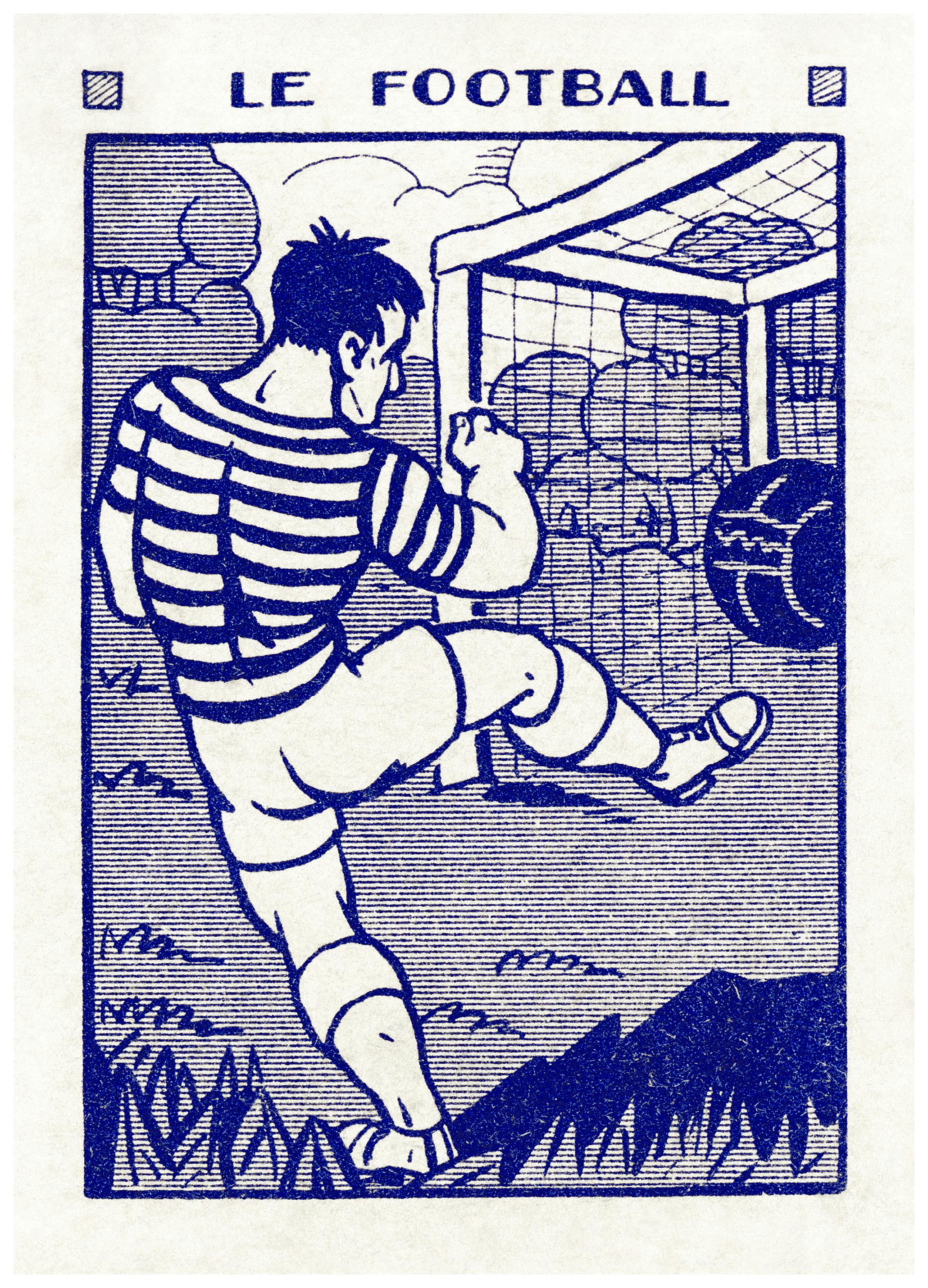 Prints - Le Football Print (30x40 cm) - Sports posters and prints