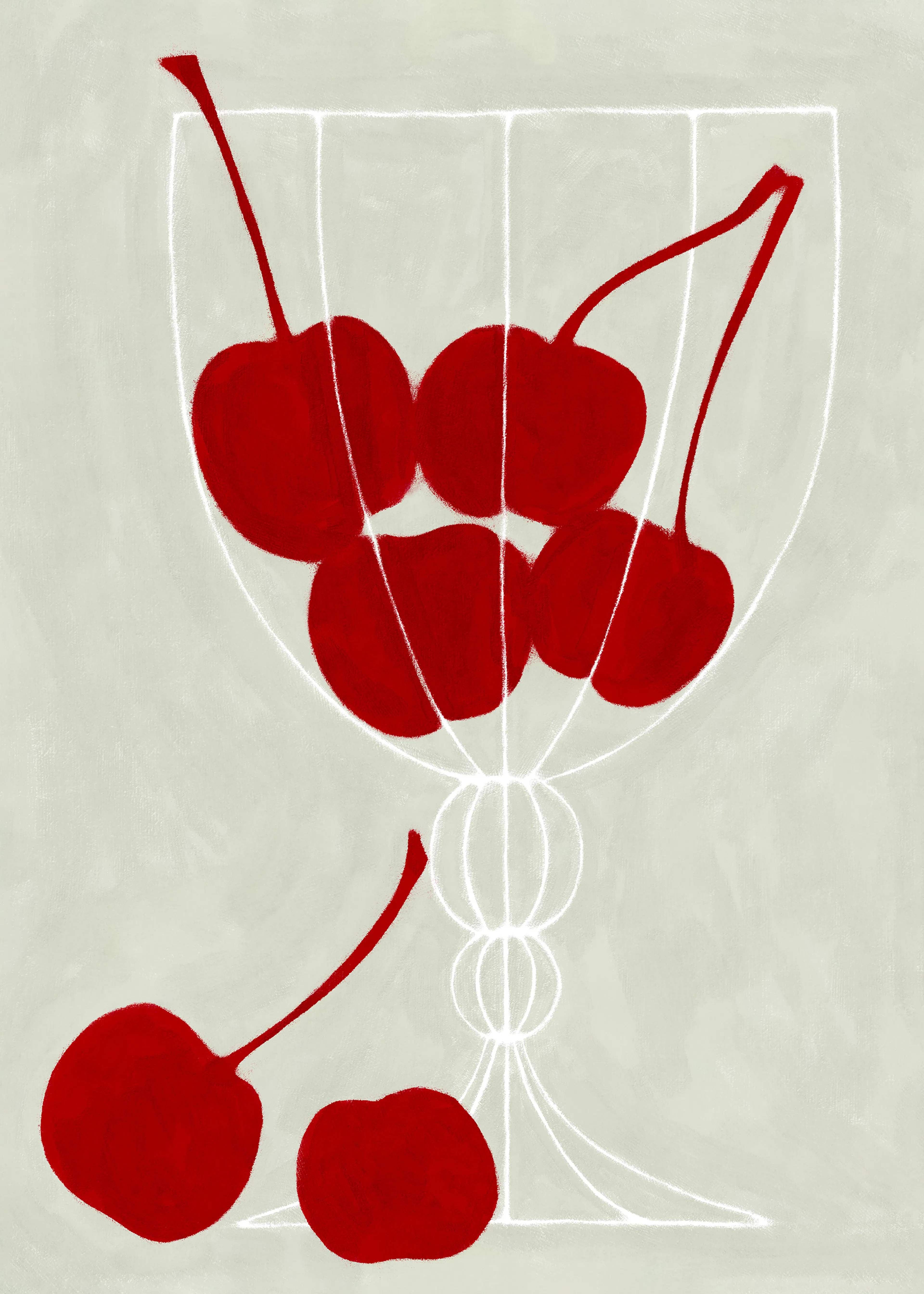 Kit Agar - Cherries Poster 0