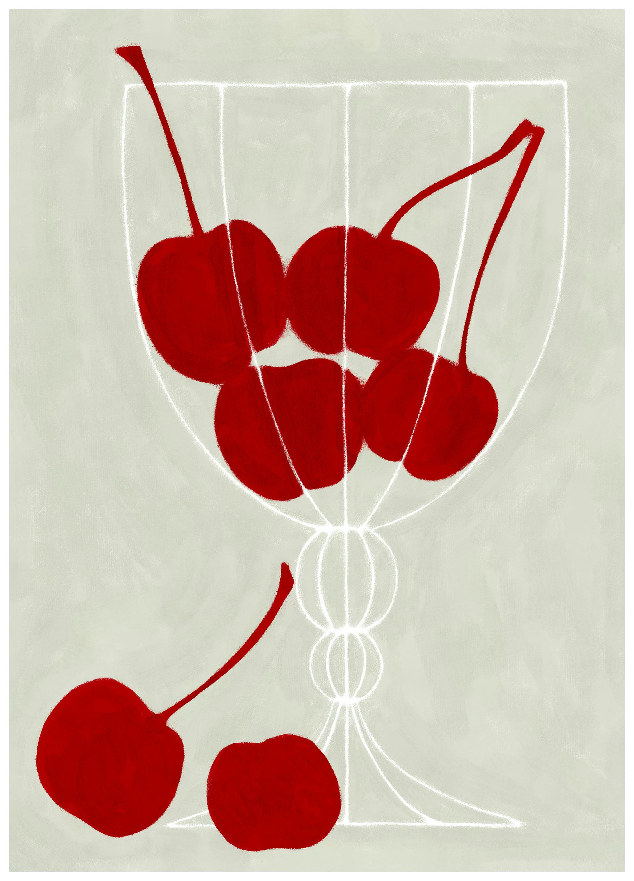 Kit Agar - Cherries Plakat (50x70 cm)- Plakaty 13x18 cm