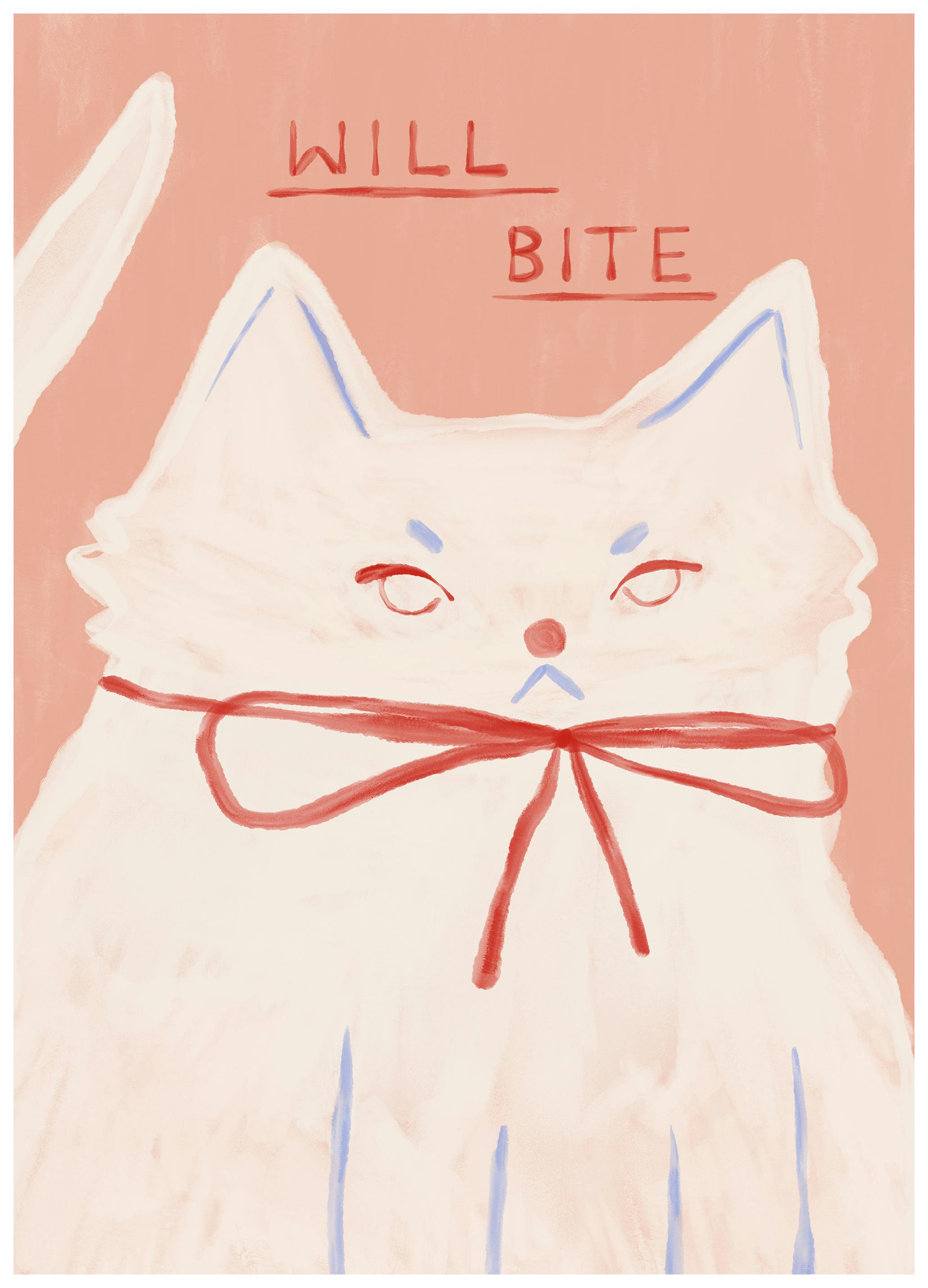 Kit Agar - Will Bite Plakat (50x70 cm)- Plakaty 13x18 cm