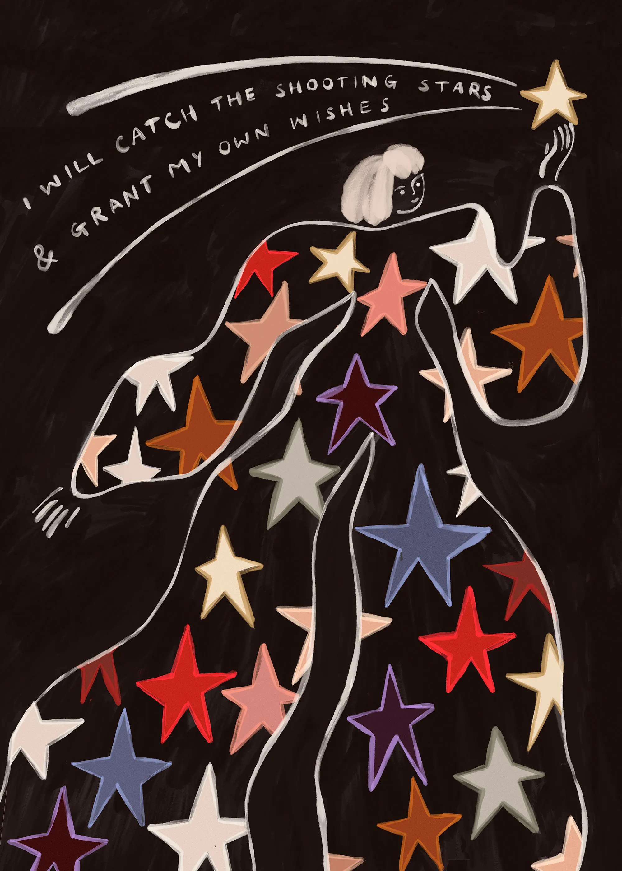 Kit Agar - Shooting Stars Poster 0