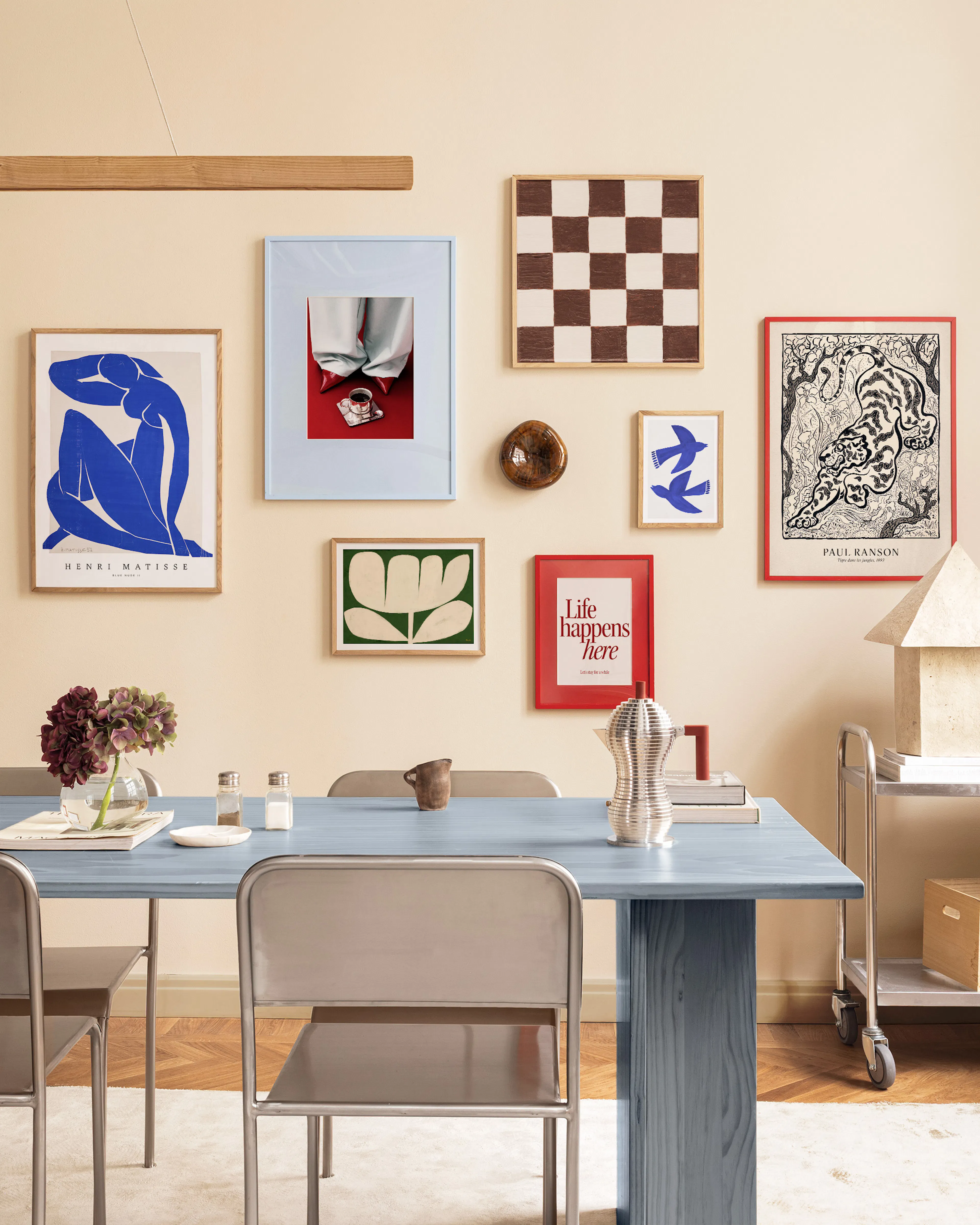 Modern Shapes tauluseinä