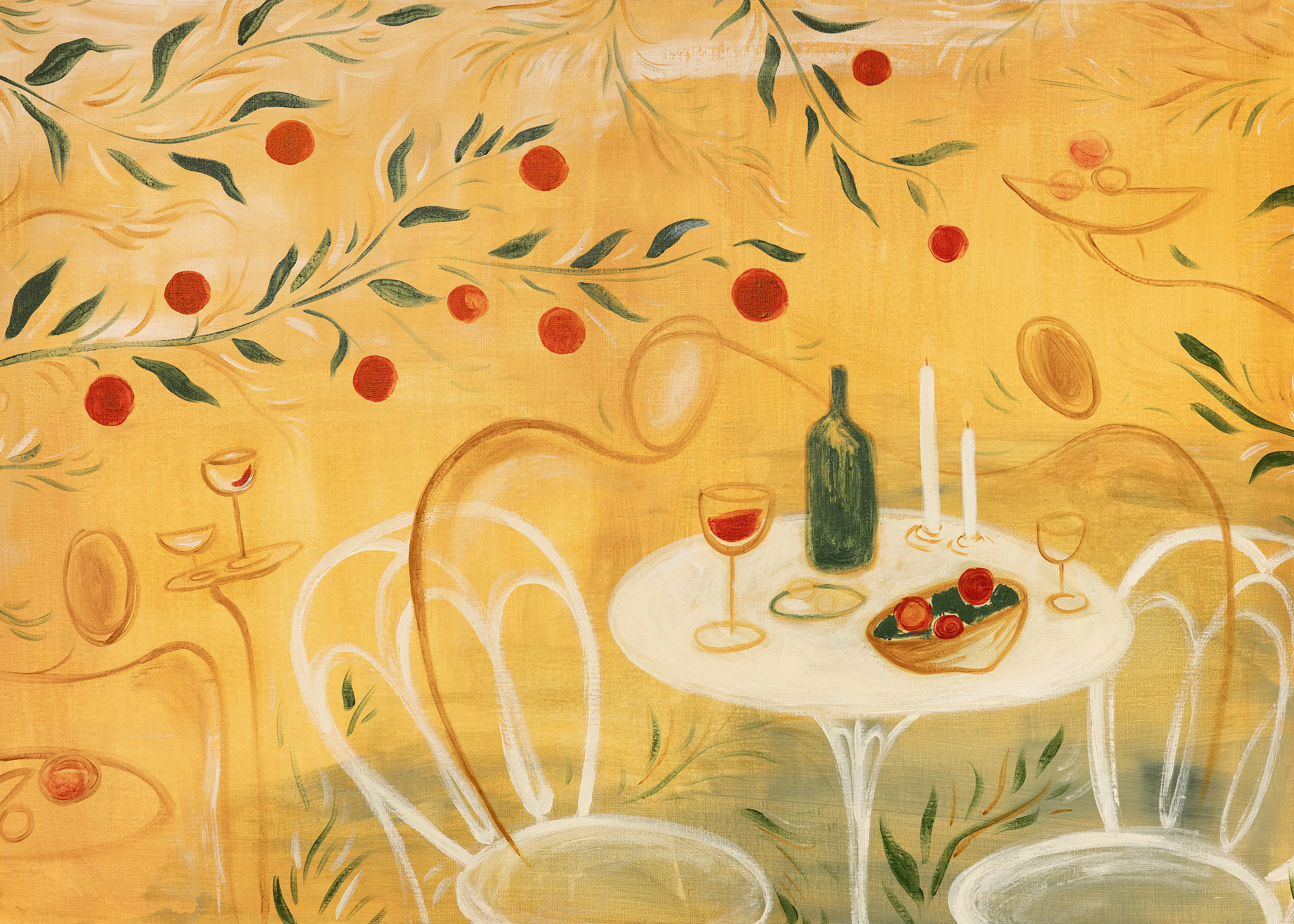 Dinner In The Garden Poster 0