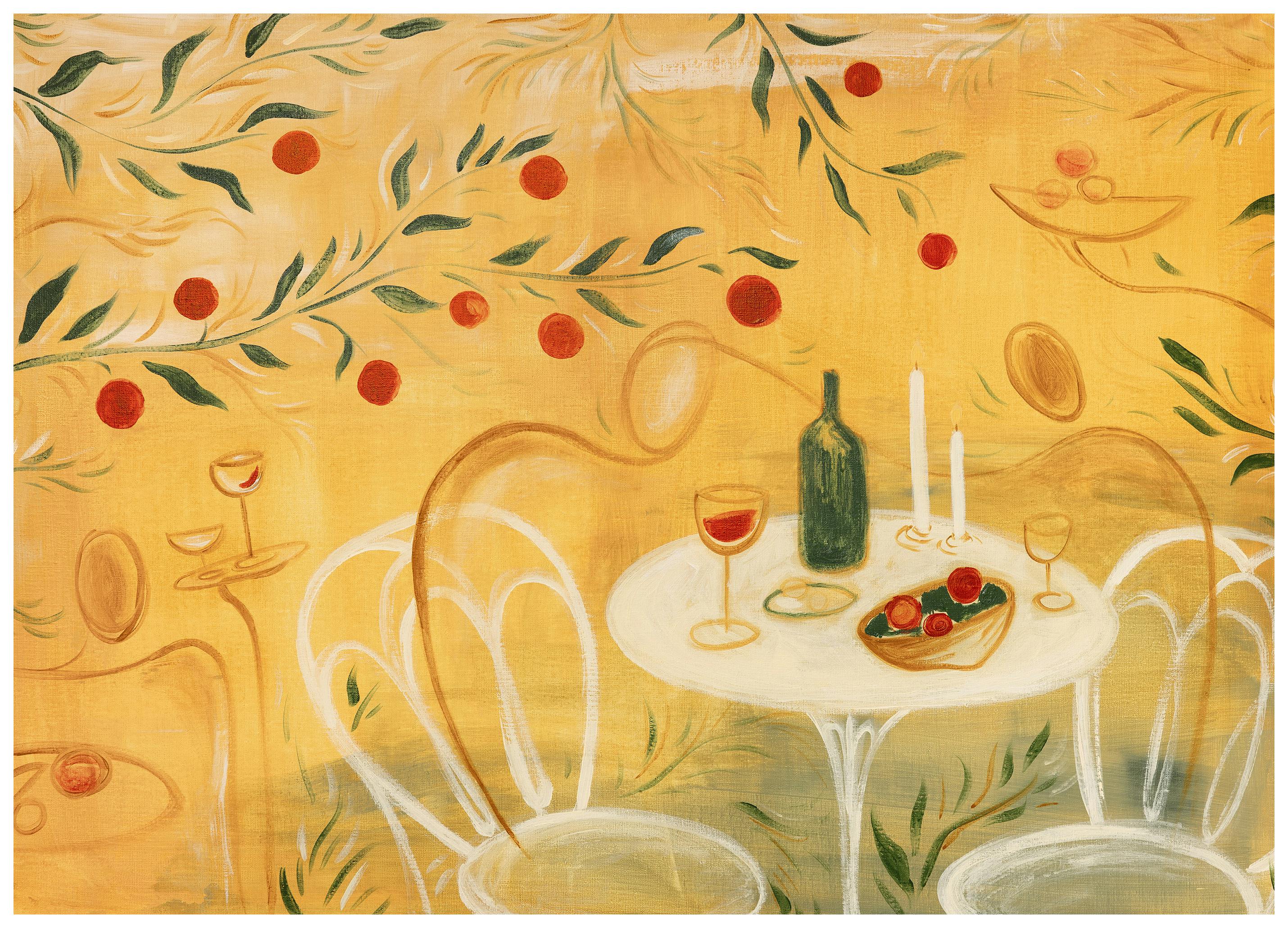 Dinner In The Garden Poster (70x100 cm)