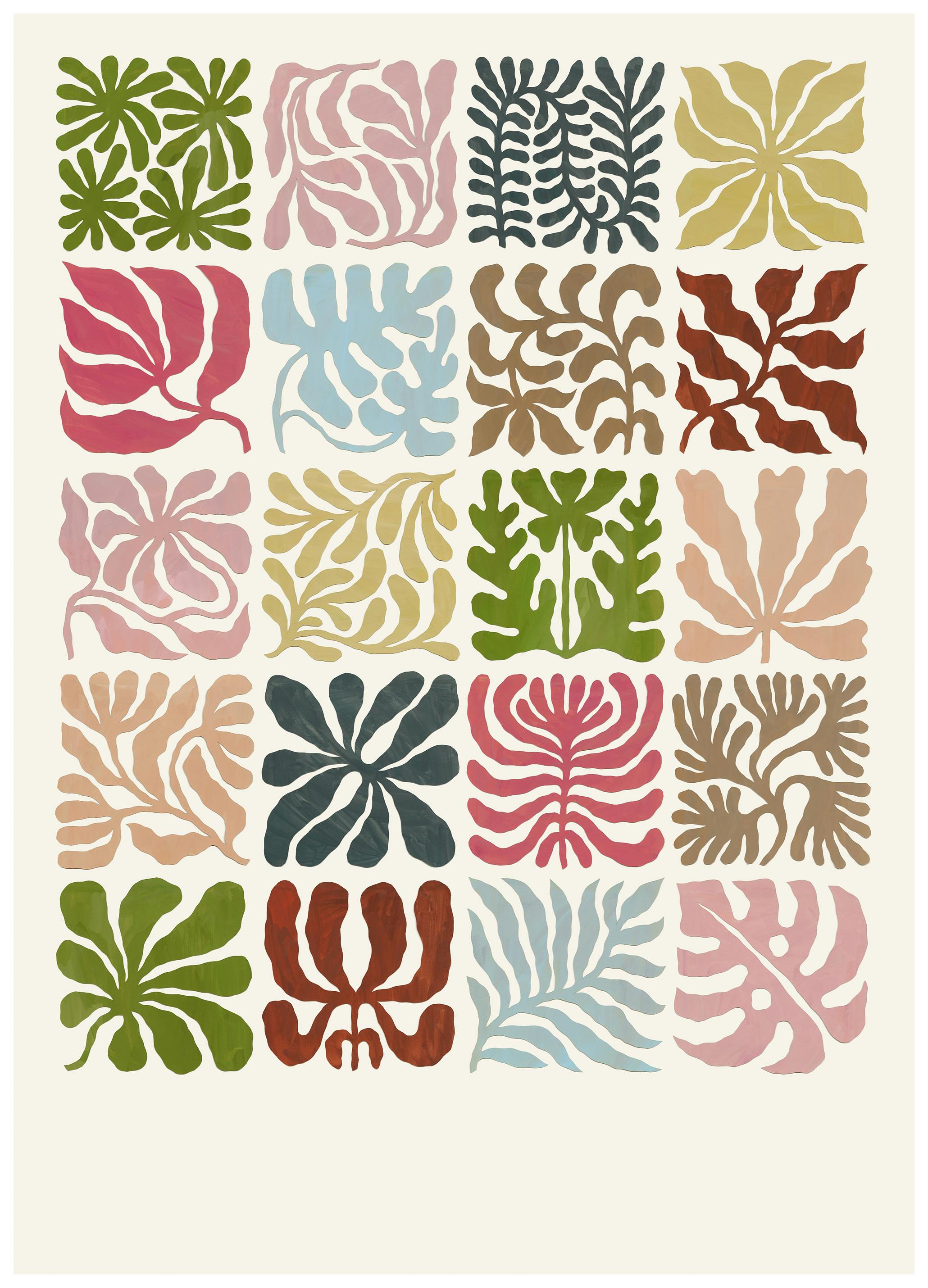 Cutout Botanicum Affiche (50x70 cm) - Affiches de peintures par Desenio