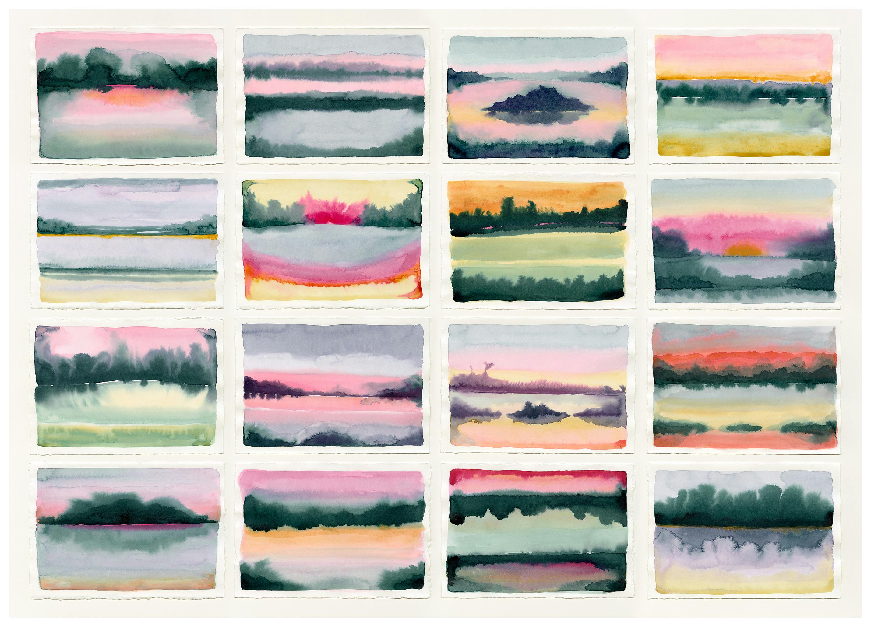 Prints - Sixteen Horizons Print (50x70 cm) - Watercolour paintings