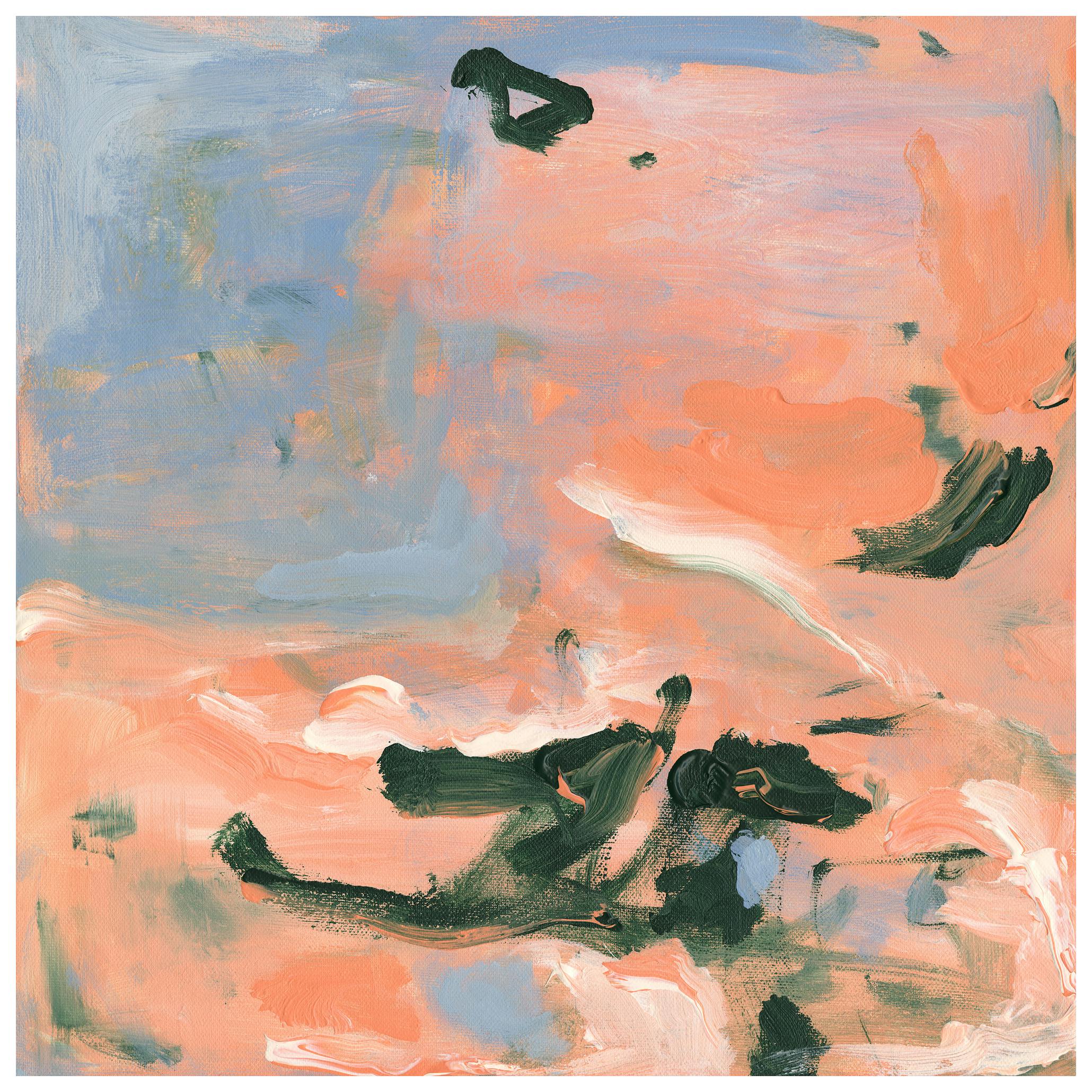 Dusk Meadow No2 Juliste (50x50 cm)  Abstrakti taide