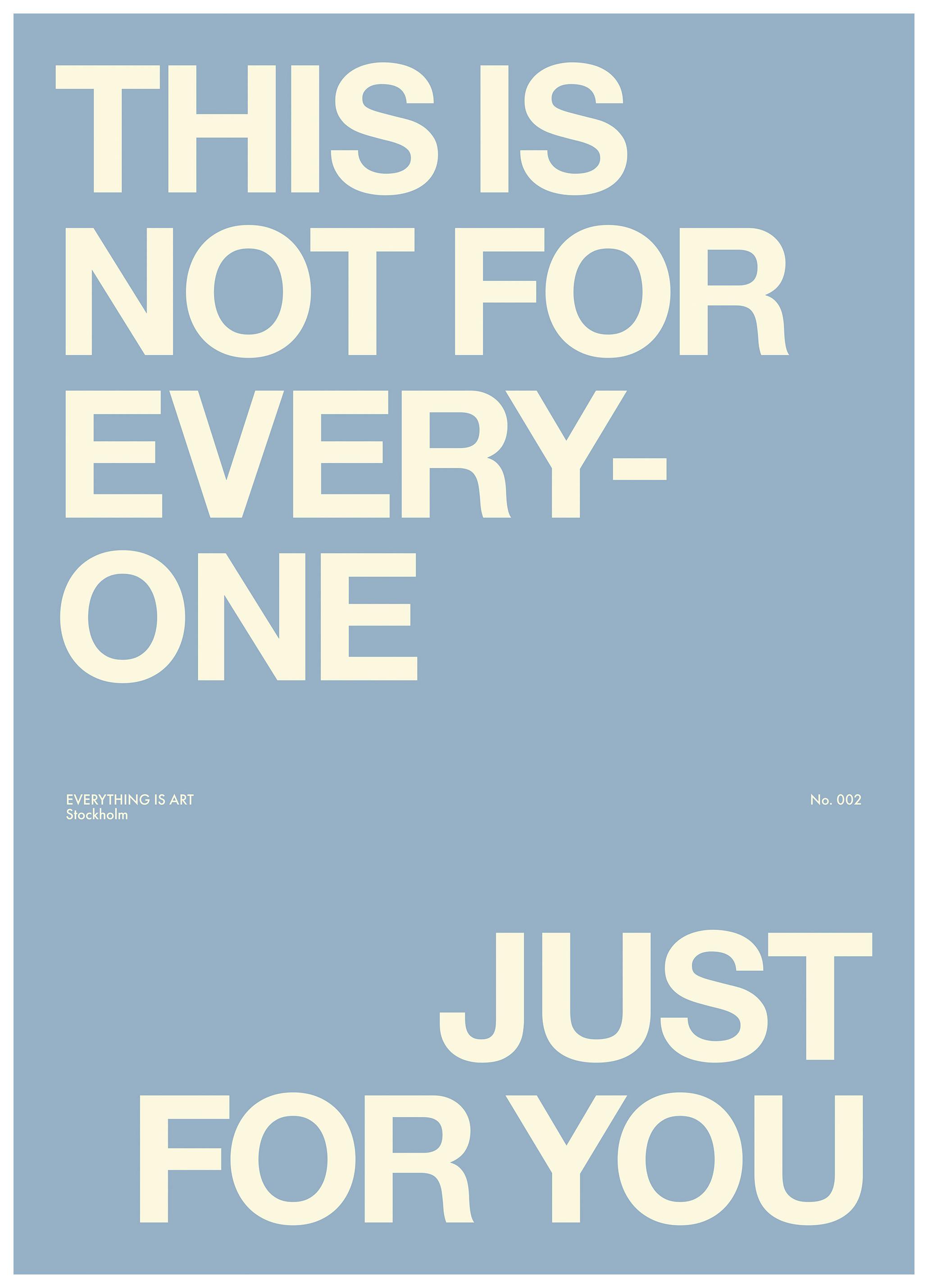 You Poster (30x40 cm)