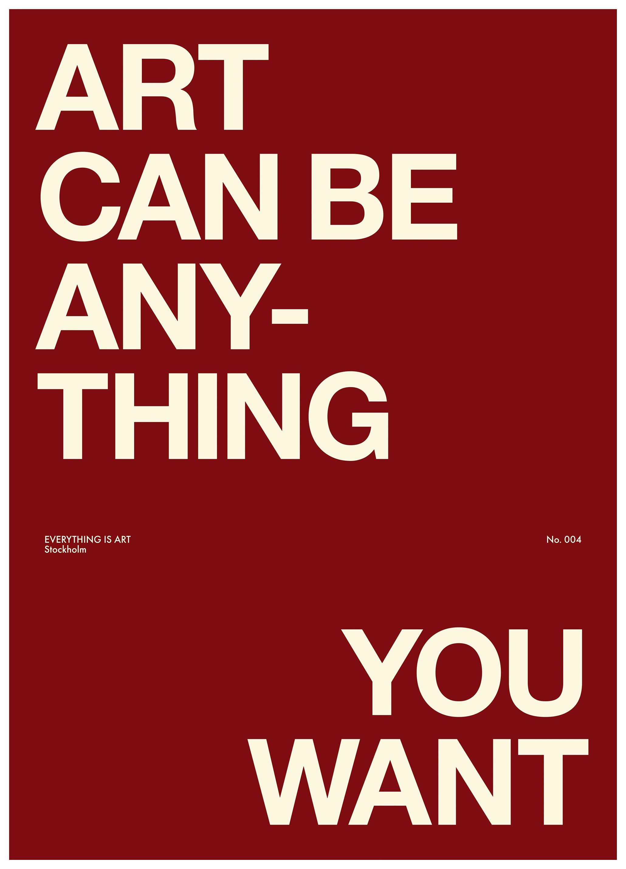 The Art Plakat (50x70 cm)- Plakaty z napisami