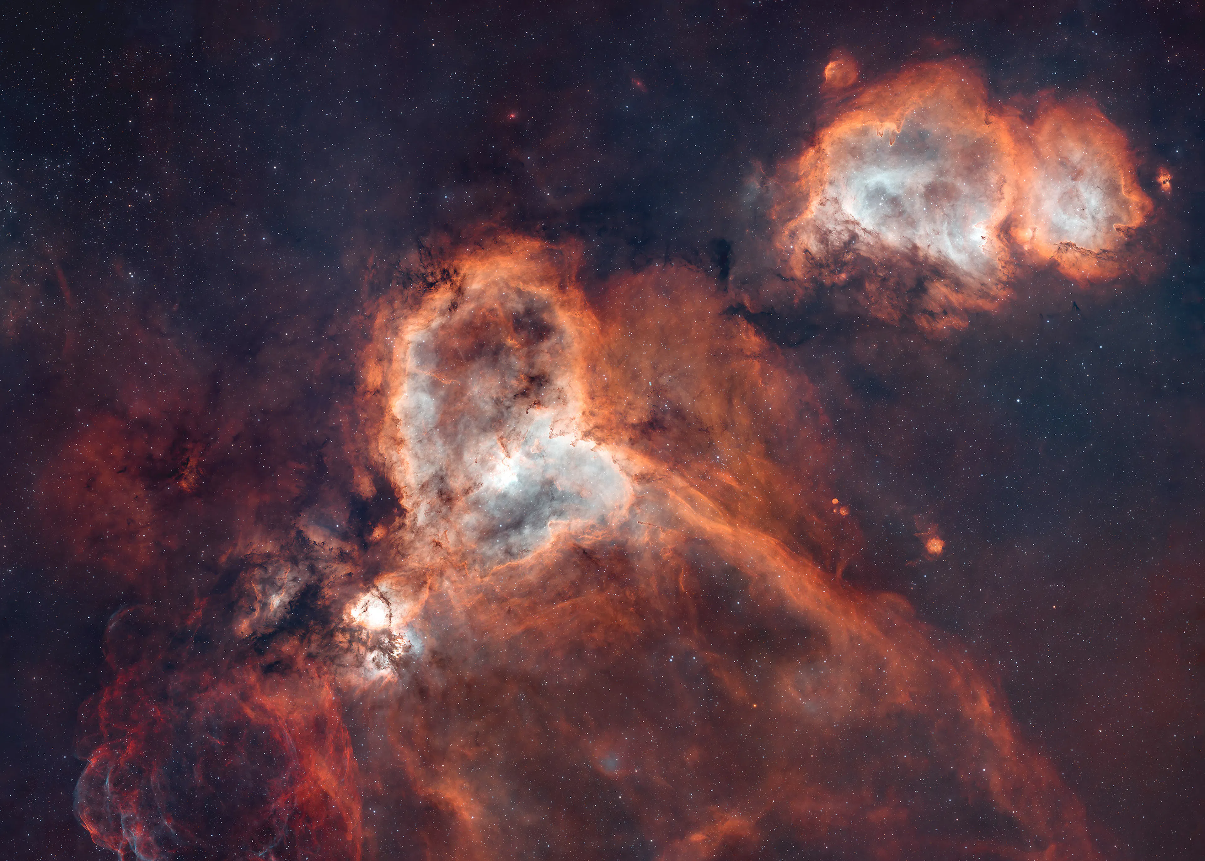 Heart and Soul Nebulas Print 0